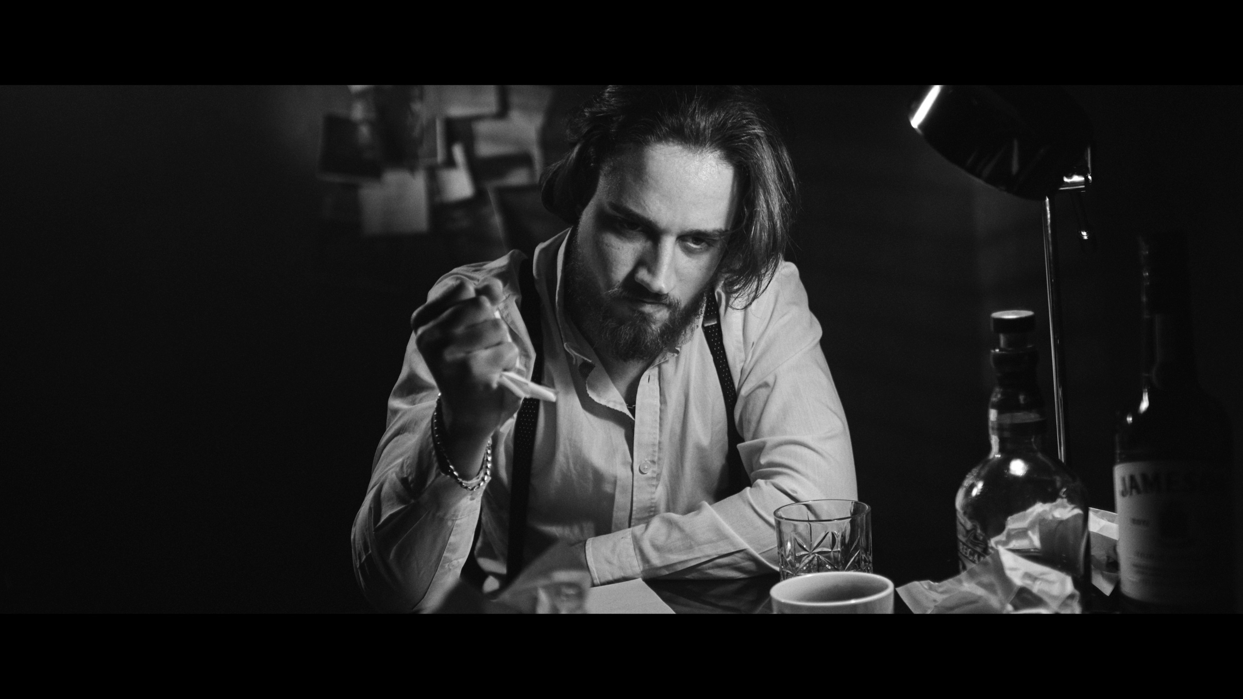 Олег. Кінопортрети в стилі нуар. Фотограф Евгений Хиль | Львов Киев Днепр | Eugene Hill | Yevhenii Khil