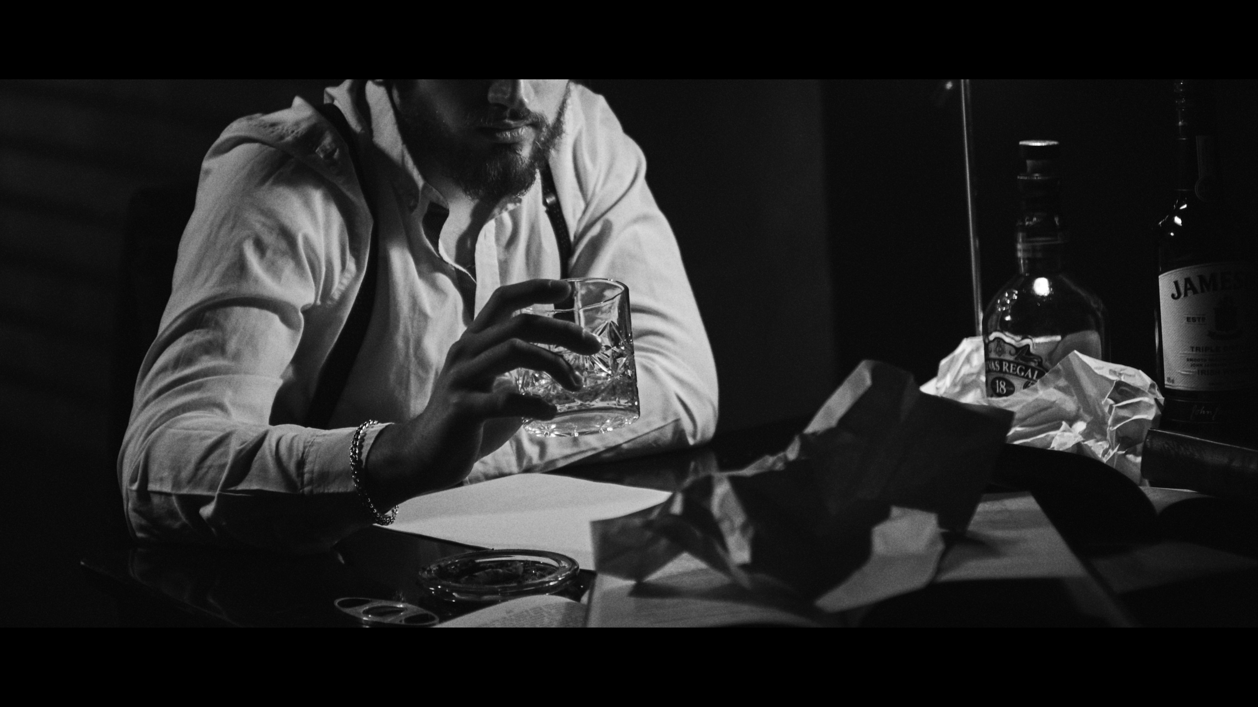 Олег. Кінопортрети в стилі нуар. Фотограф Евгений Хиль | Львов Киев Днепр | Eugene Hill | Yevhenii Khil