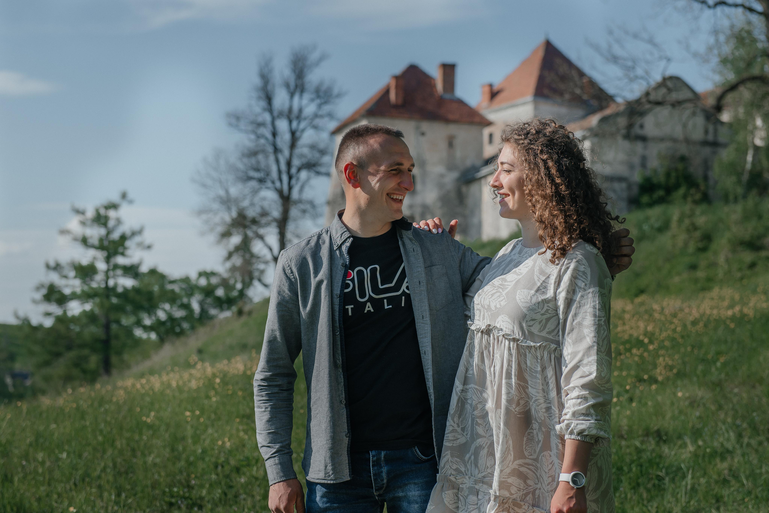 Михайло та Уляна (прогулянка). Фотограф Роман Жосу Золочів