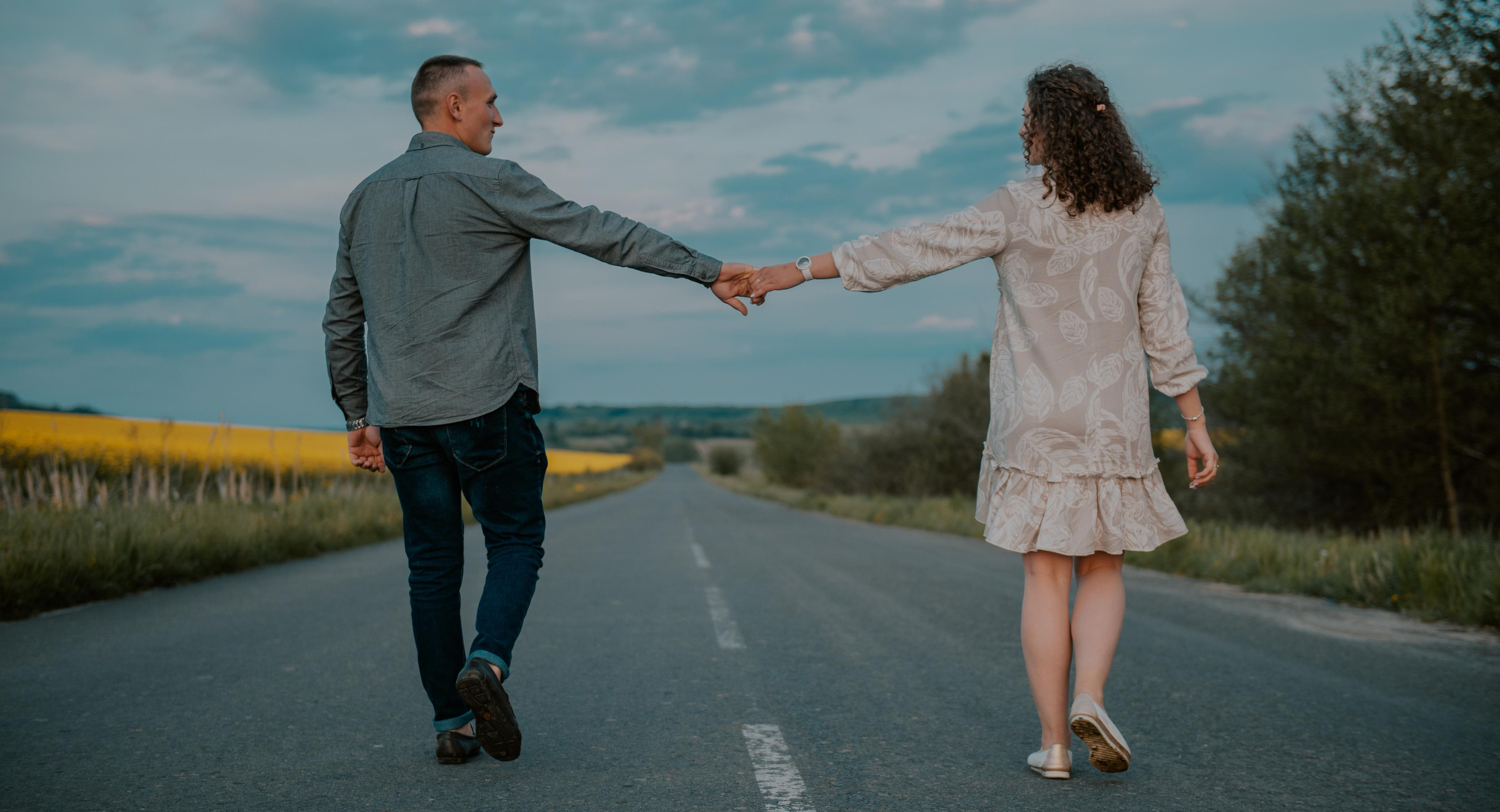 Михайло та Уляна (прогулянка). Фотограф Роман Жосу Золочів