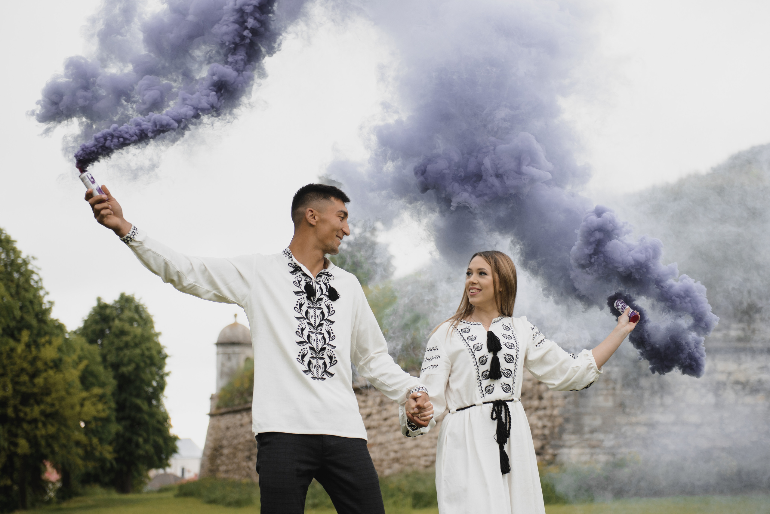 Іван та Людмила. Прогулянка на Золочівському замку. Фотограф Роман Жосу Золочів