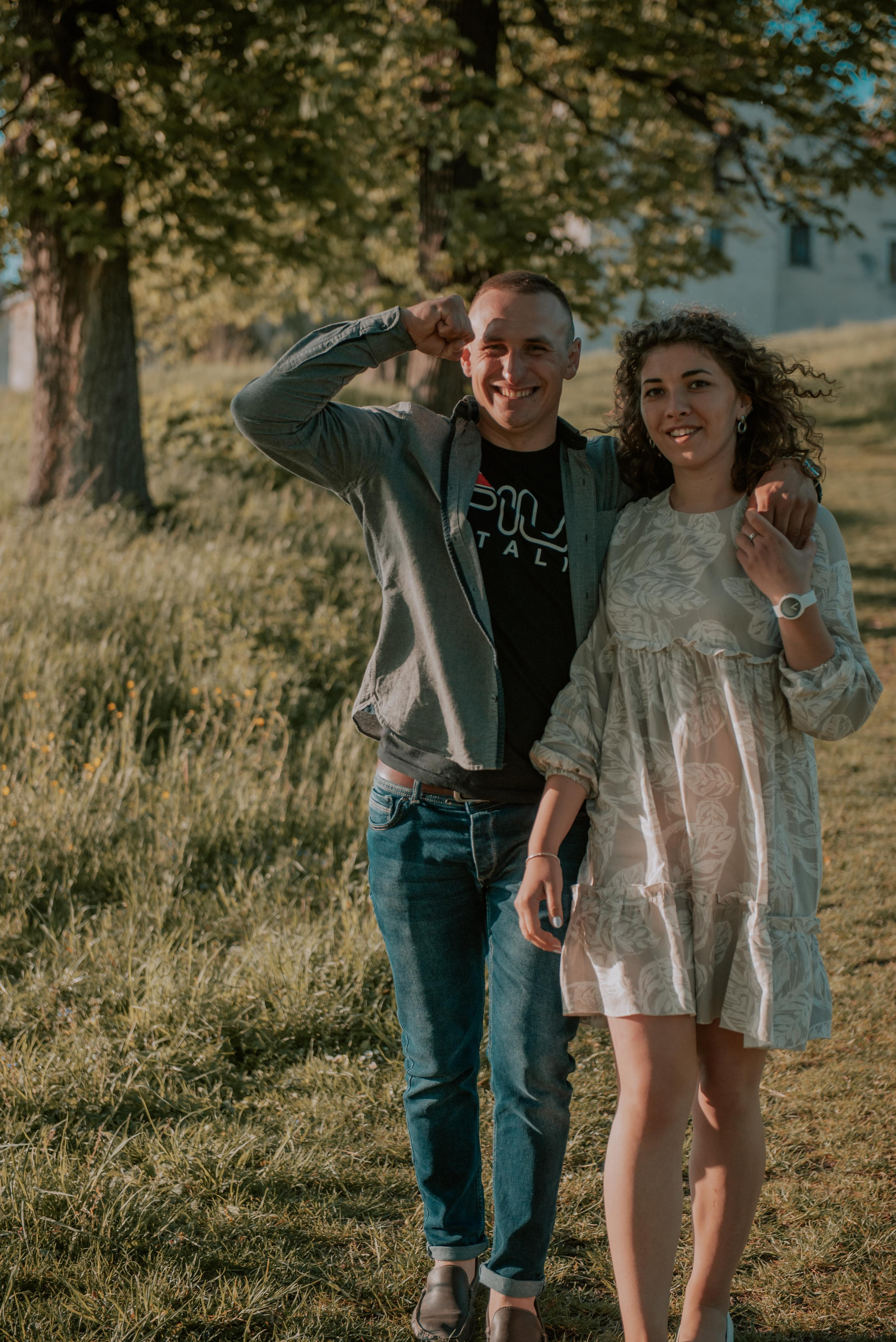 Михайло та Уляна (прогулянка). Фотограф Роман Жосу Золочів