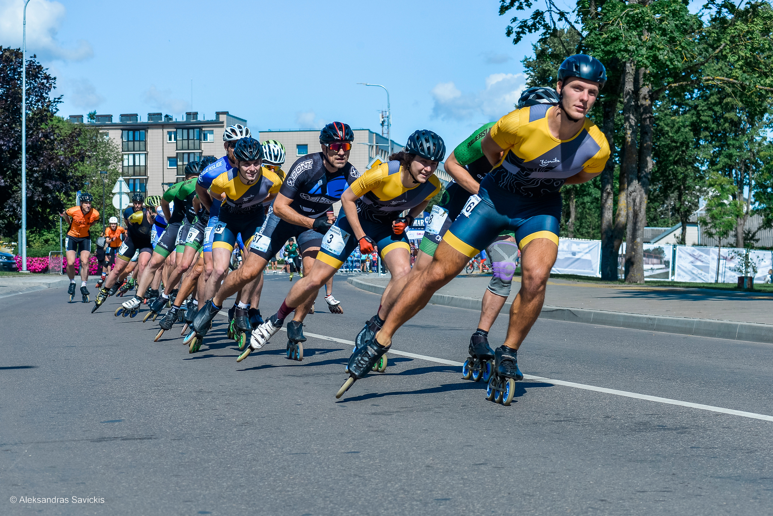 sporto fotografija, rieduciai