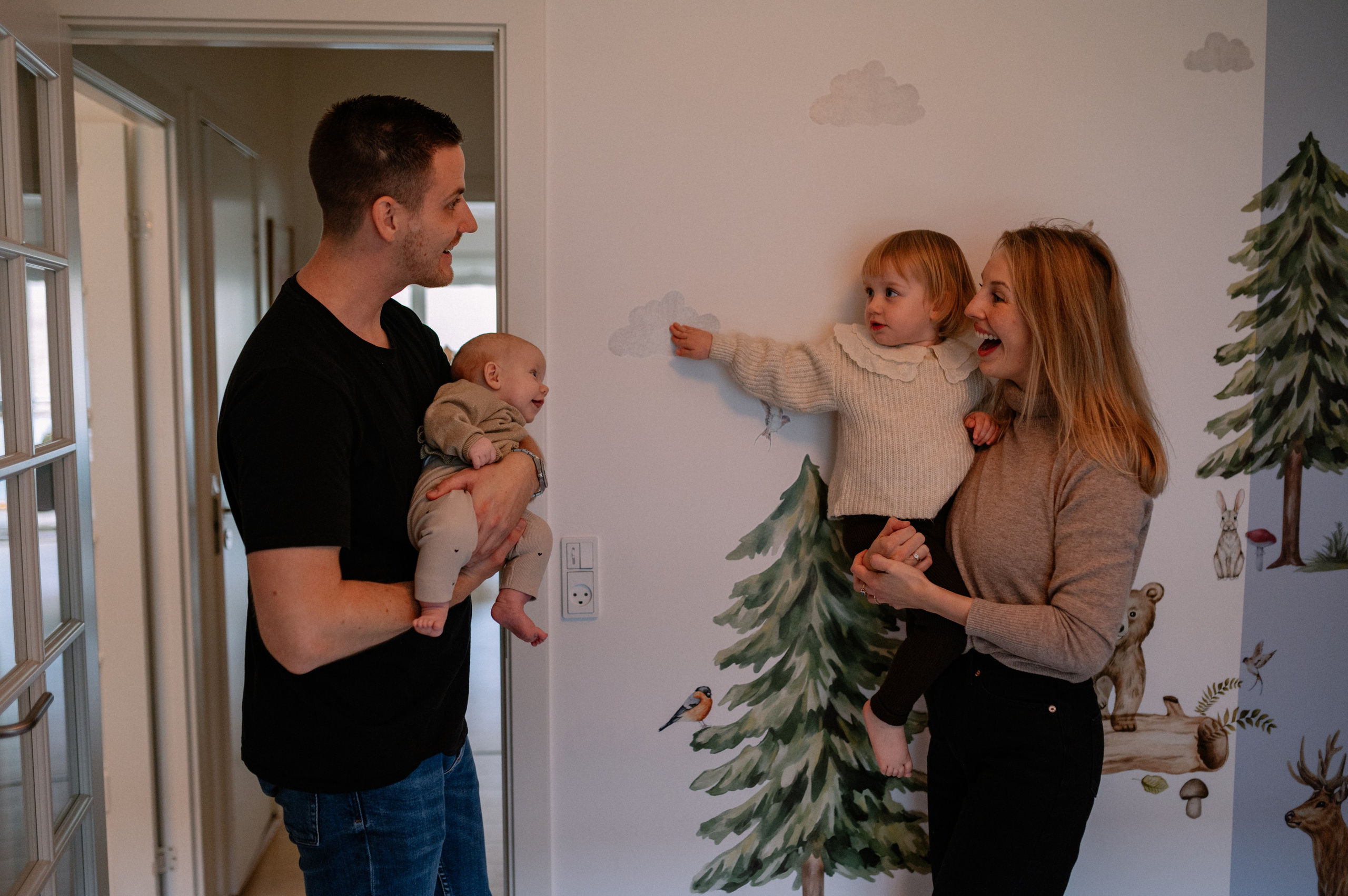 Flora & Dagmar. Nyfødt, Familie, Bryllupsfotograf Copenhagen Anastasiia Sevriukova