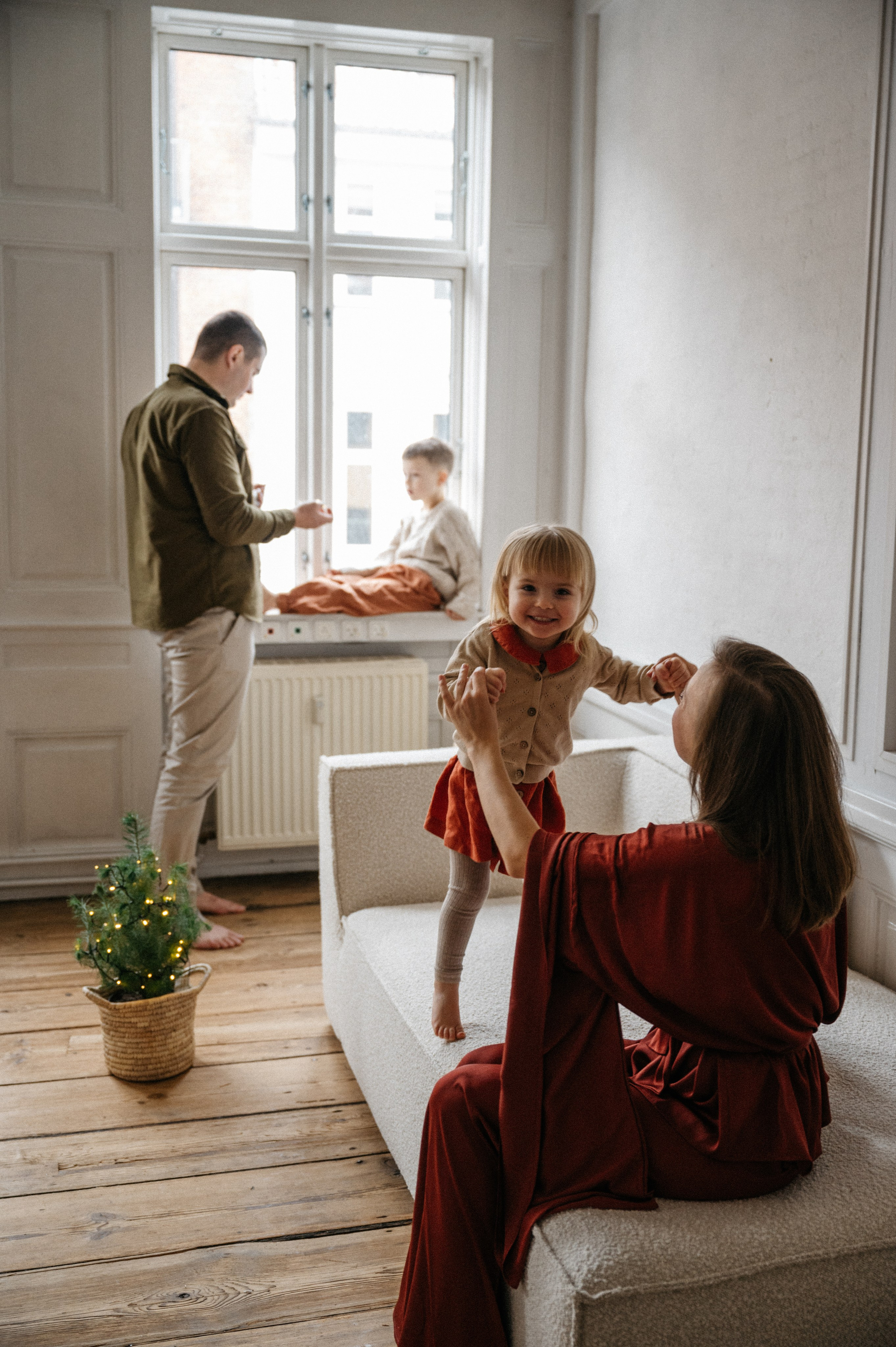 Christmas photosession in Copenhagen photostudio. Newborn, Family, Wedding photographer Copenhagen Anastasiia Sevriukova