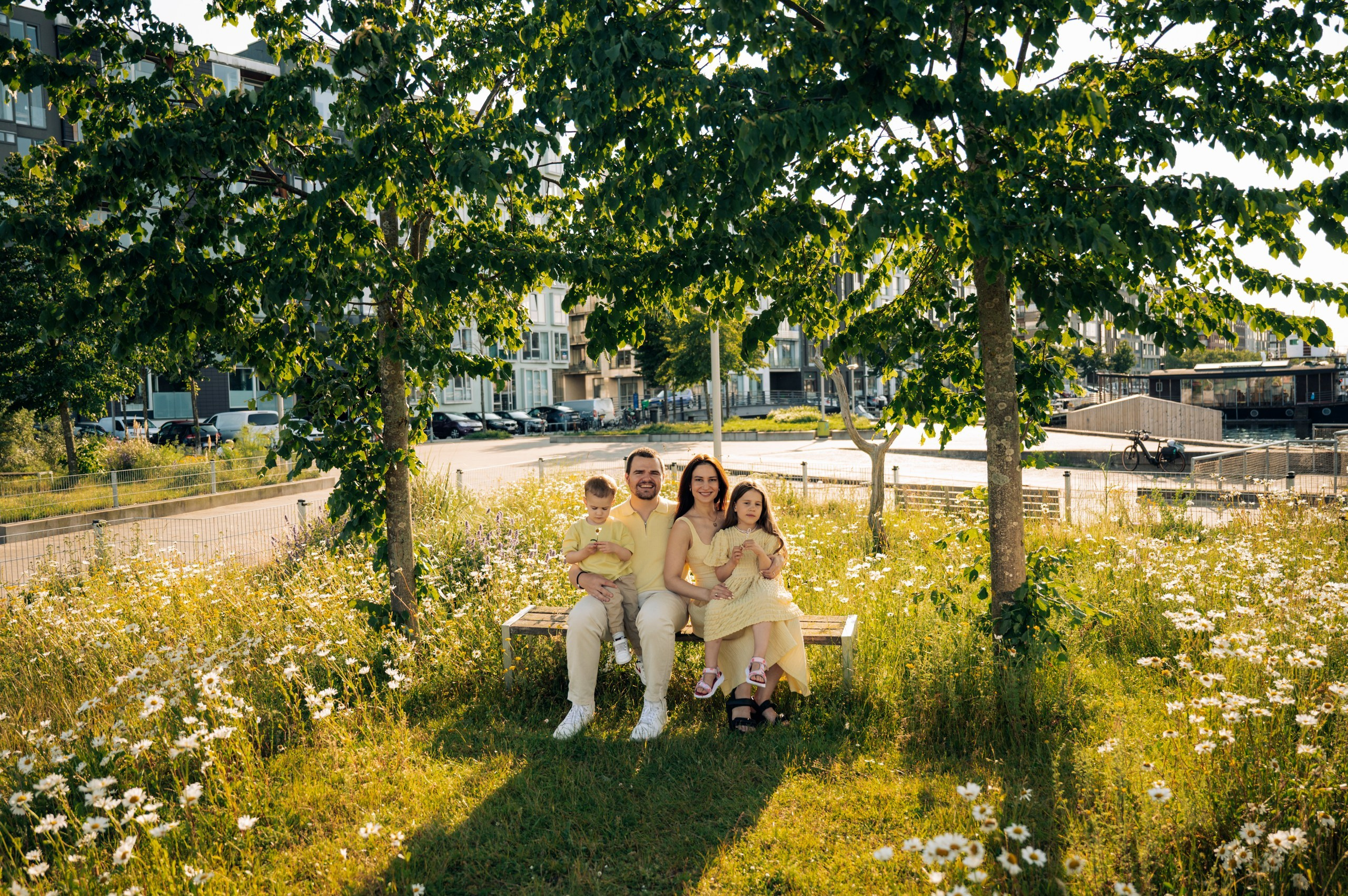 Yellow summer on Sydhavn. Newborn, Family, Wedding photographer Copenhagen Anastasiia Sevriukova