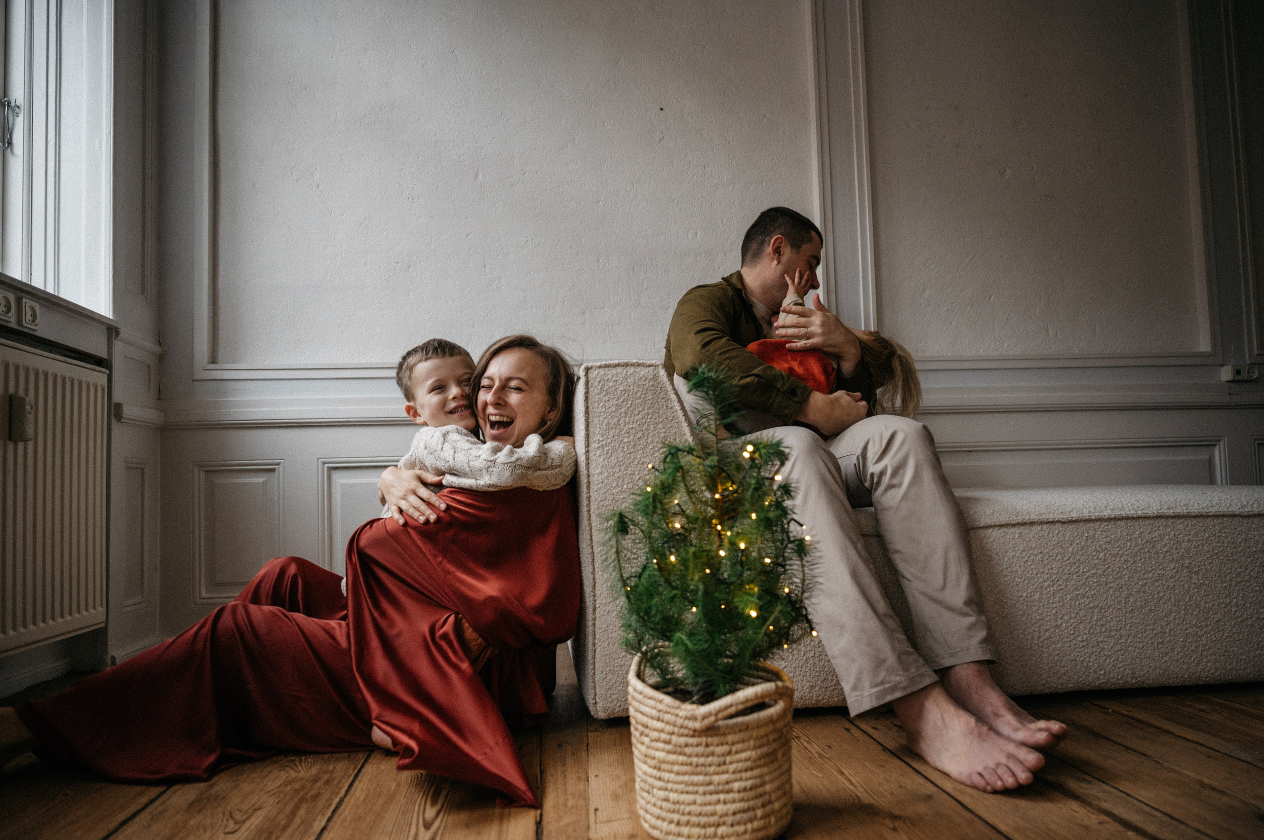 Christmas photosession in Copenhagen photostudio. Newborn, Family, Wedding photographer Copenhagen Anastasiia Sevriukova