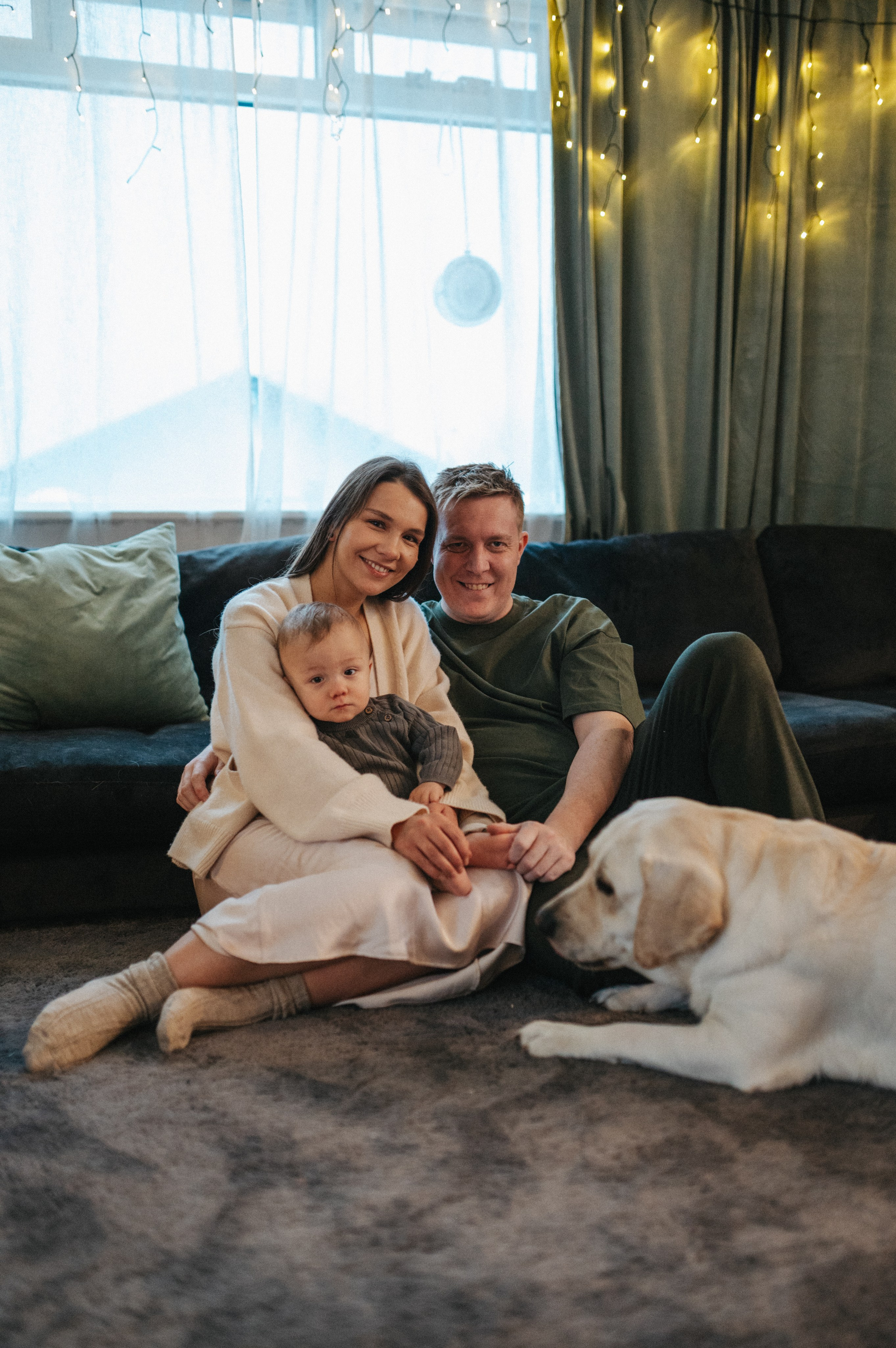 Julia, Mikkel, Teo & Orbit- Christmas story. Nyfødt, Familie, Bryllupsfotograf Copenhagen Anastasiia Sevriukova