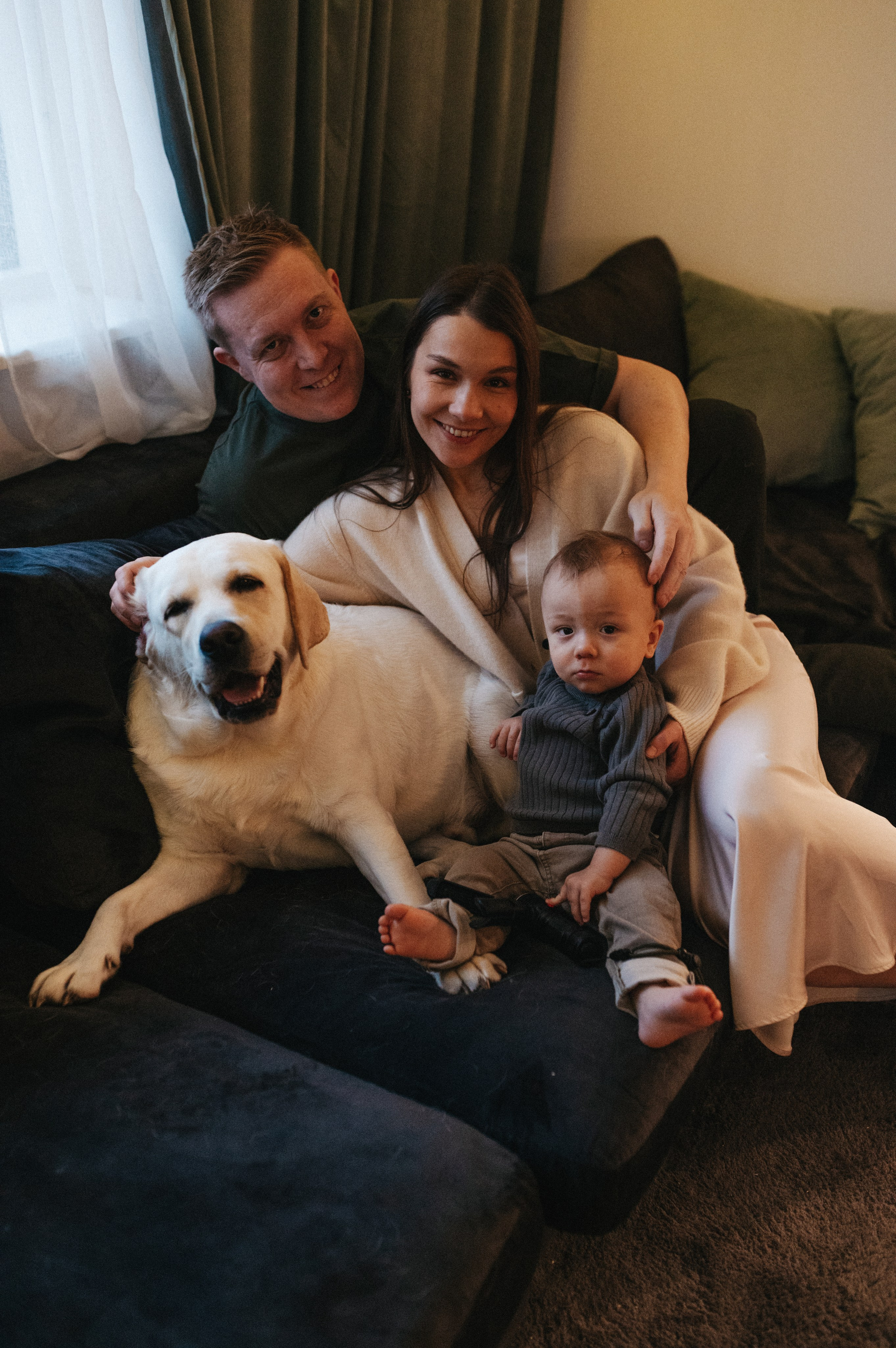 Julia, Mikkel, Teo & Orbit- Christmas story. Nyfødt, Familie, Bryllupsfotograf Copenhagen Anastasiia Sevriukova