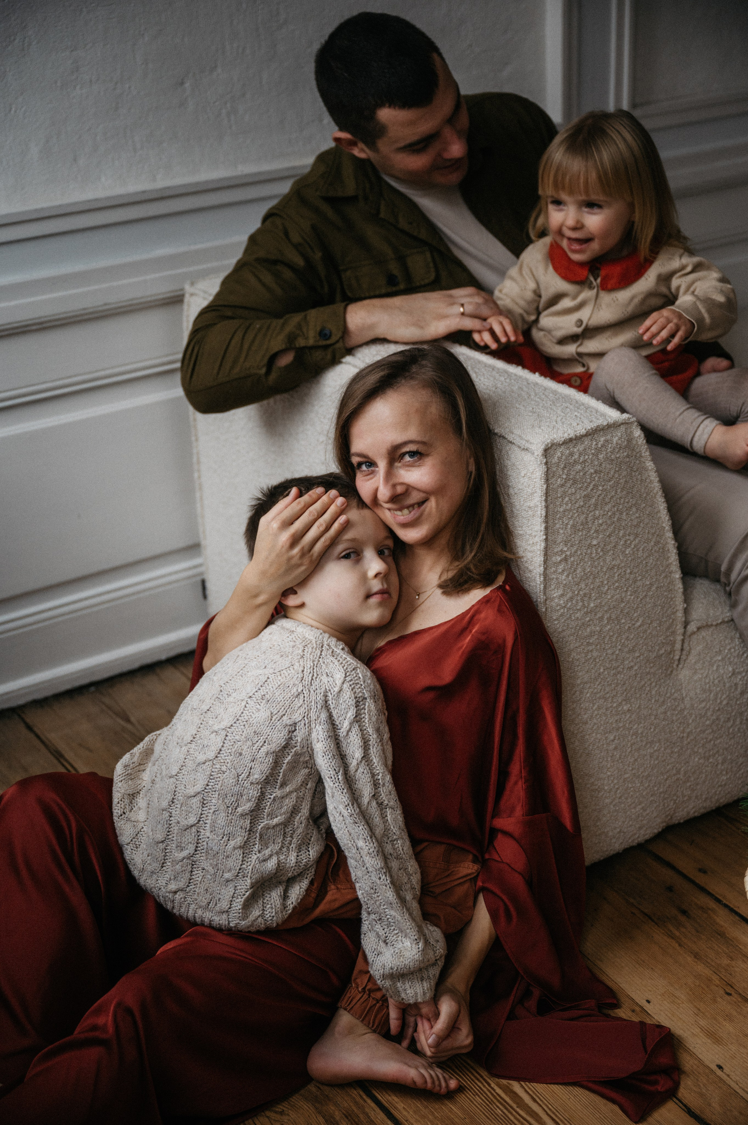 Christmas photosession in Copenhagen photostudio. Newborn, Family, Wedding photographer Copenhagen Anastasiia Sevriukova