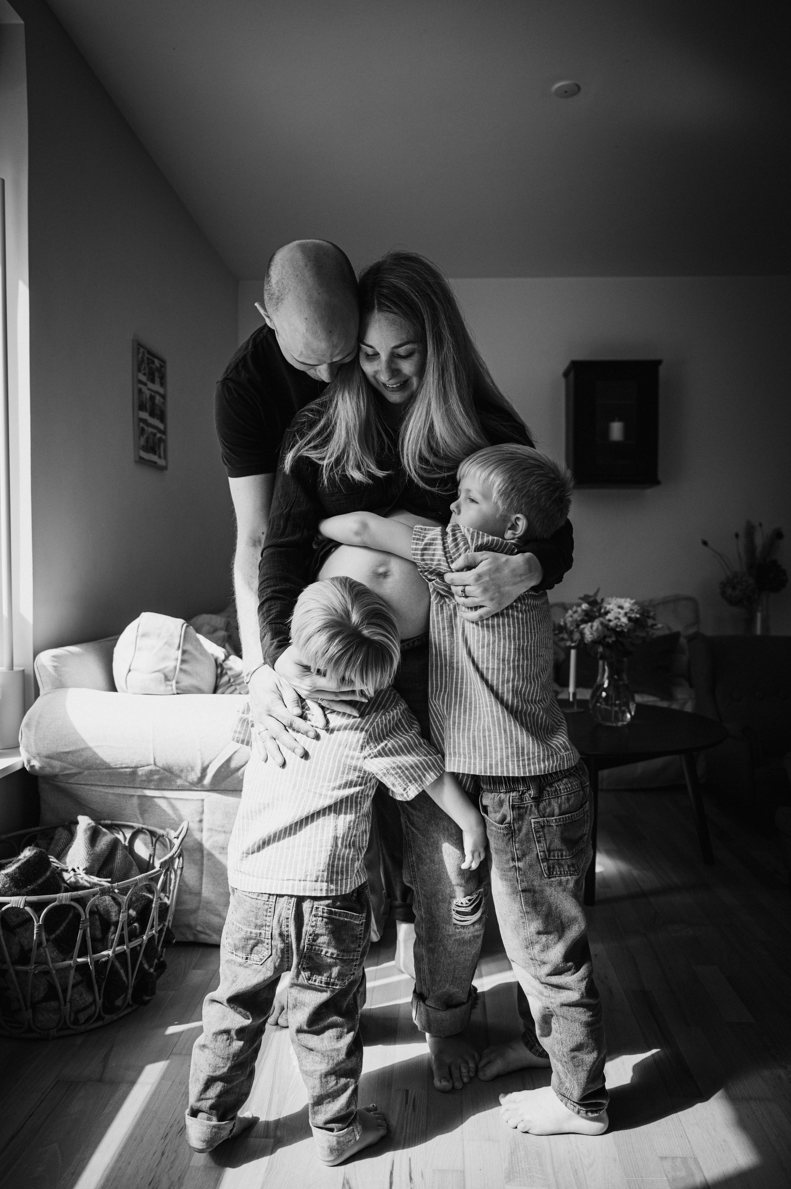 Signe & family. Nyfødt, Familie, Bryllupsfotograf Copenhagen Anastasiia Sevriukova
