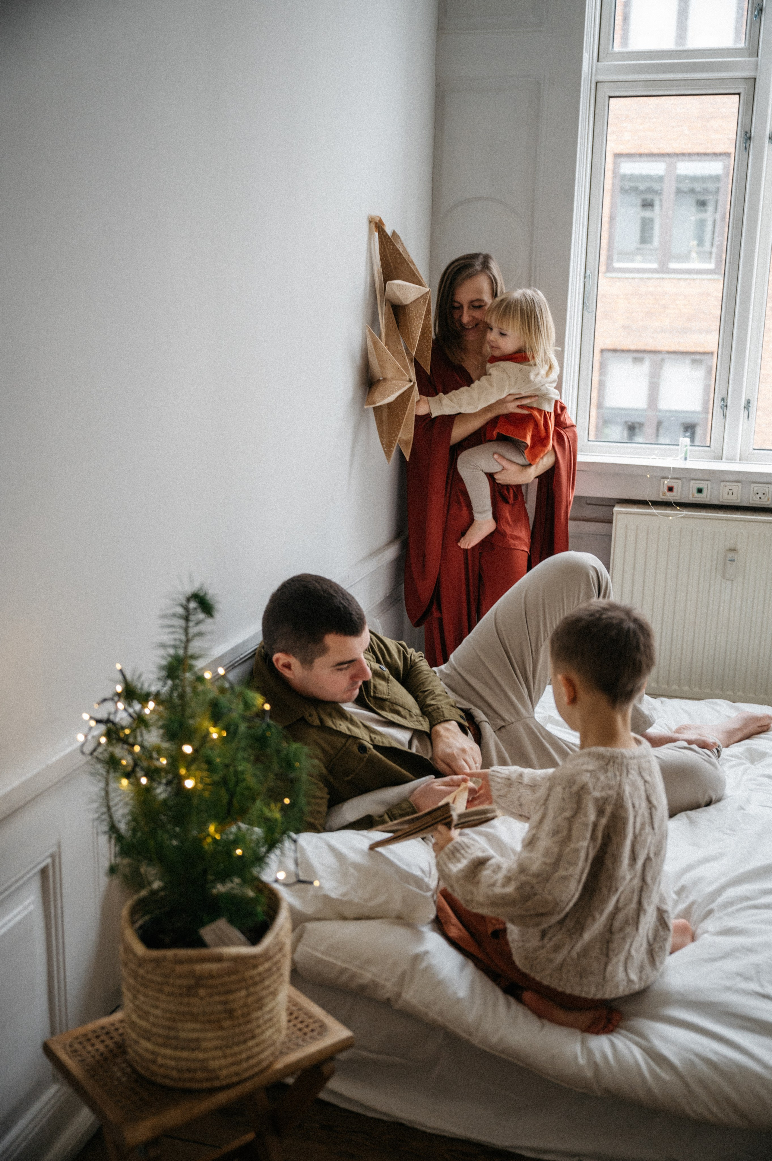 Christmas photosession in Copenhagen photostudio. Newborn, Family, Wedding photographer Copenhagen Anastasiia Sevriukova