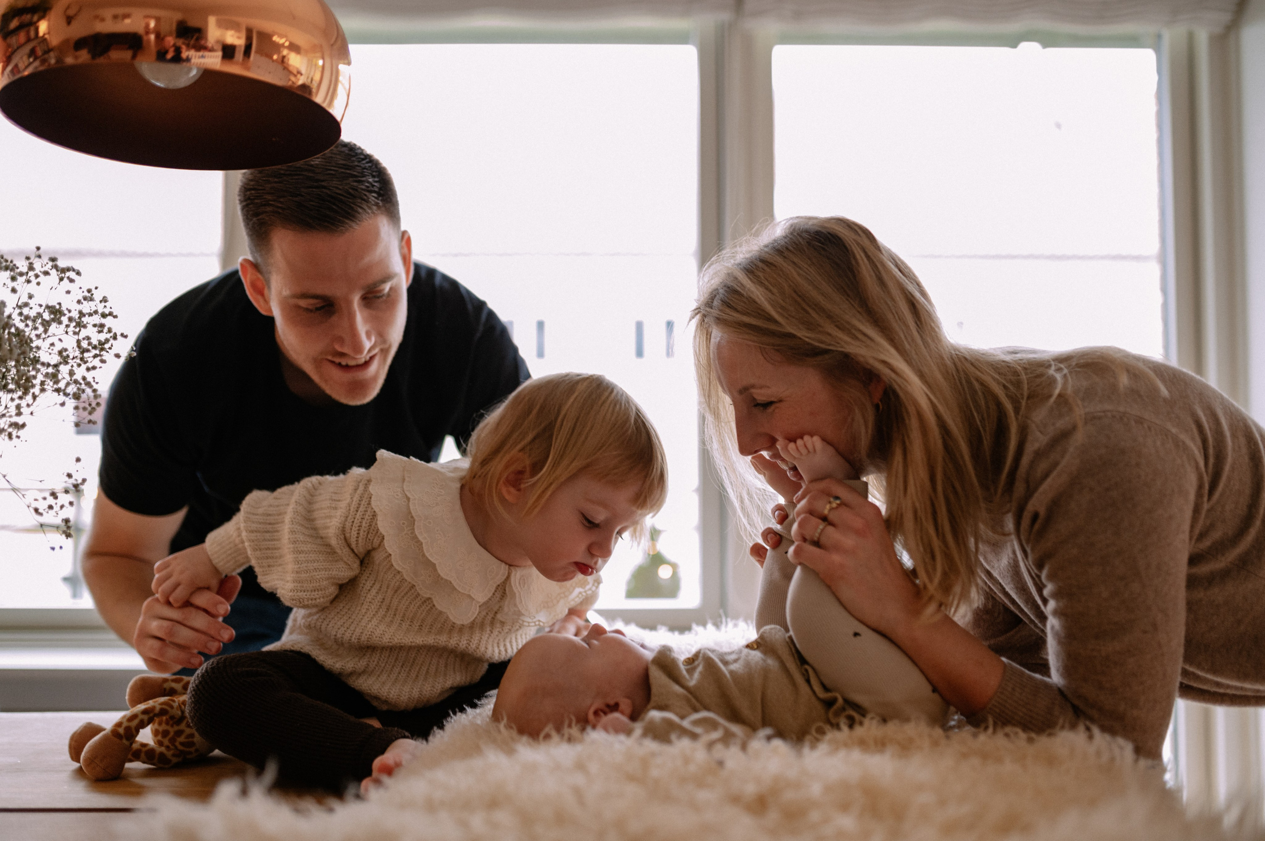 Flora & Dagmar. Nyfødt, Familie, Bryllupsfotograf Copenhagen Anastasiia Sevriukova