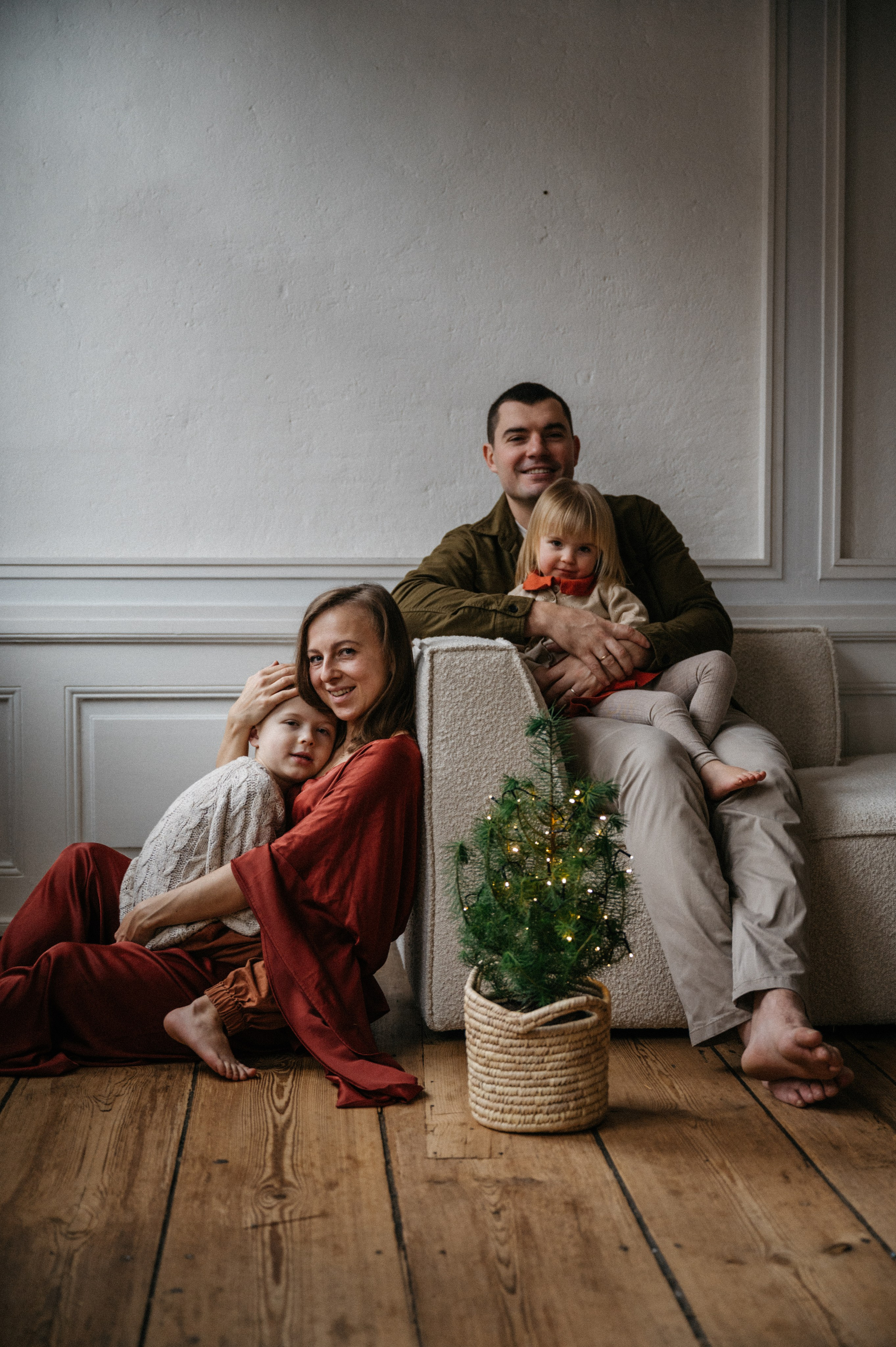 Christmas photosession in Copenhagen photostudio. Newborn, Family, Wedding photographer Copenhagen Anastasiia Sevriukova