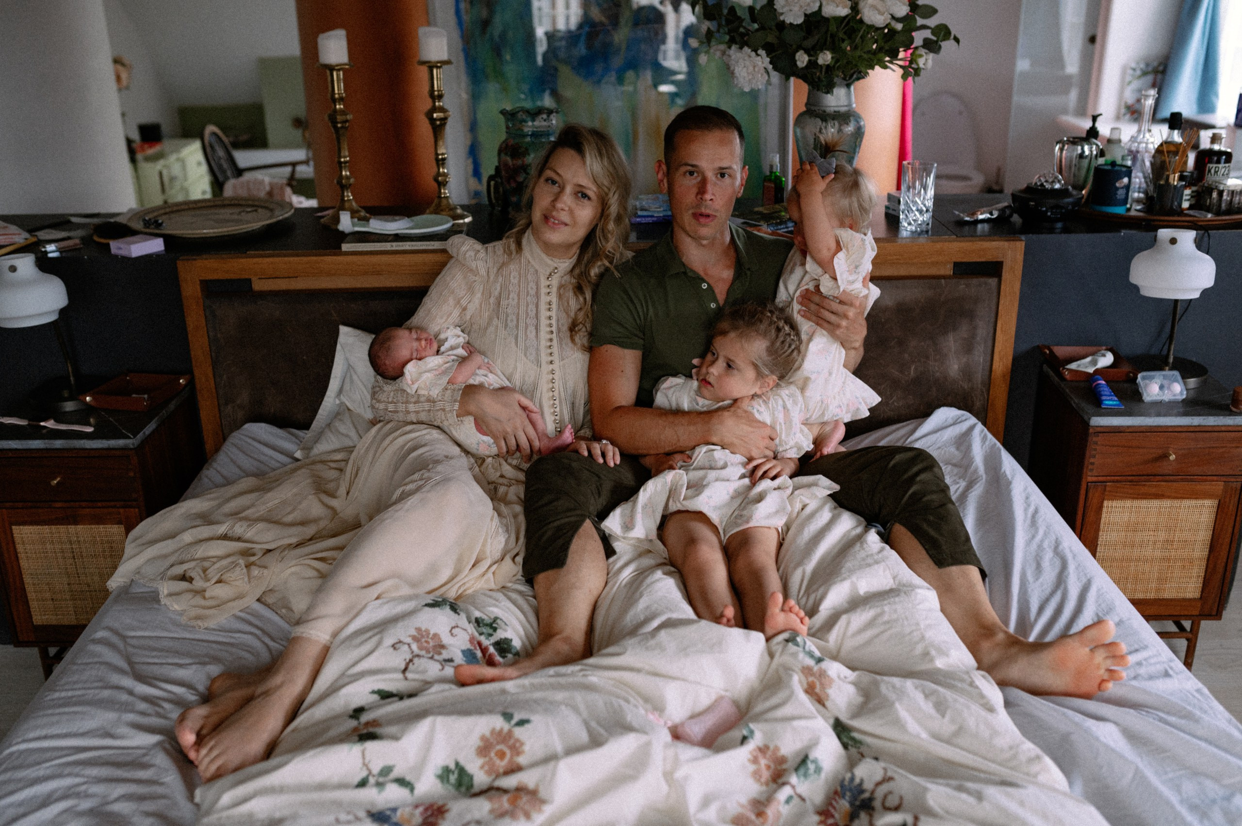 Lucia and two sisters. Nyfødt, Familie, Bryllupsfotograf Copenhagen Anastasiia Sevriukova