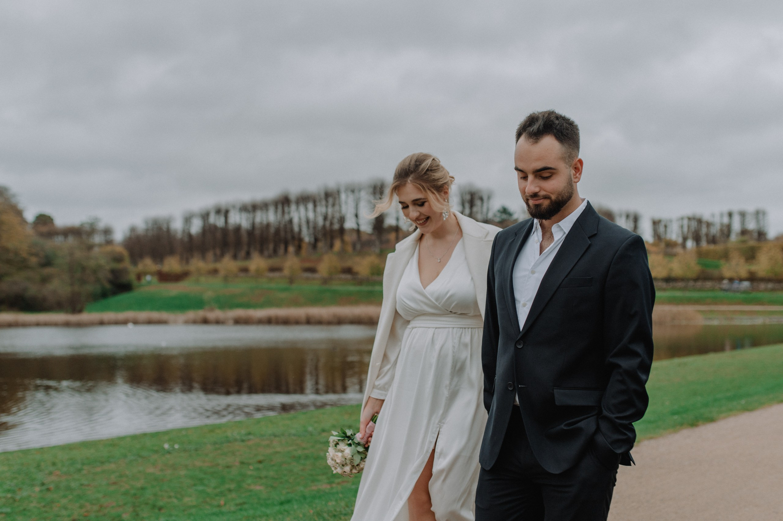 KATYA & DAVID- Elopement in Hillerød. Nyfødt, Familie, Bryllupsfotograf Copenhagen Anastasiia Sevriukova