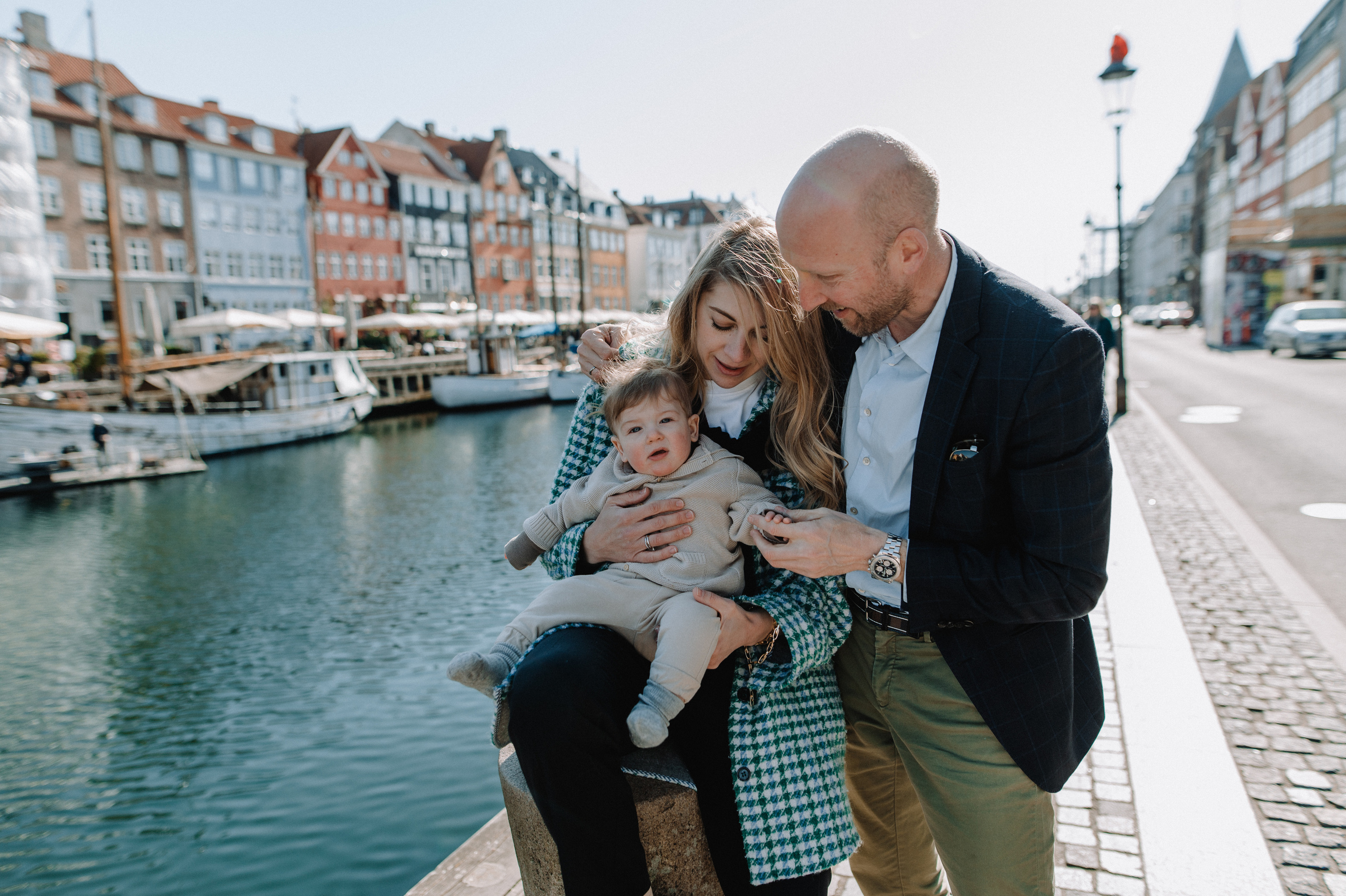 Family visit to Copenhagen. Nyfødt, Familie, Bryllupsfotograf Copenhagen Anastasiia Sevriukova