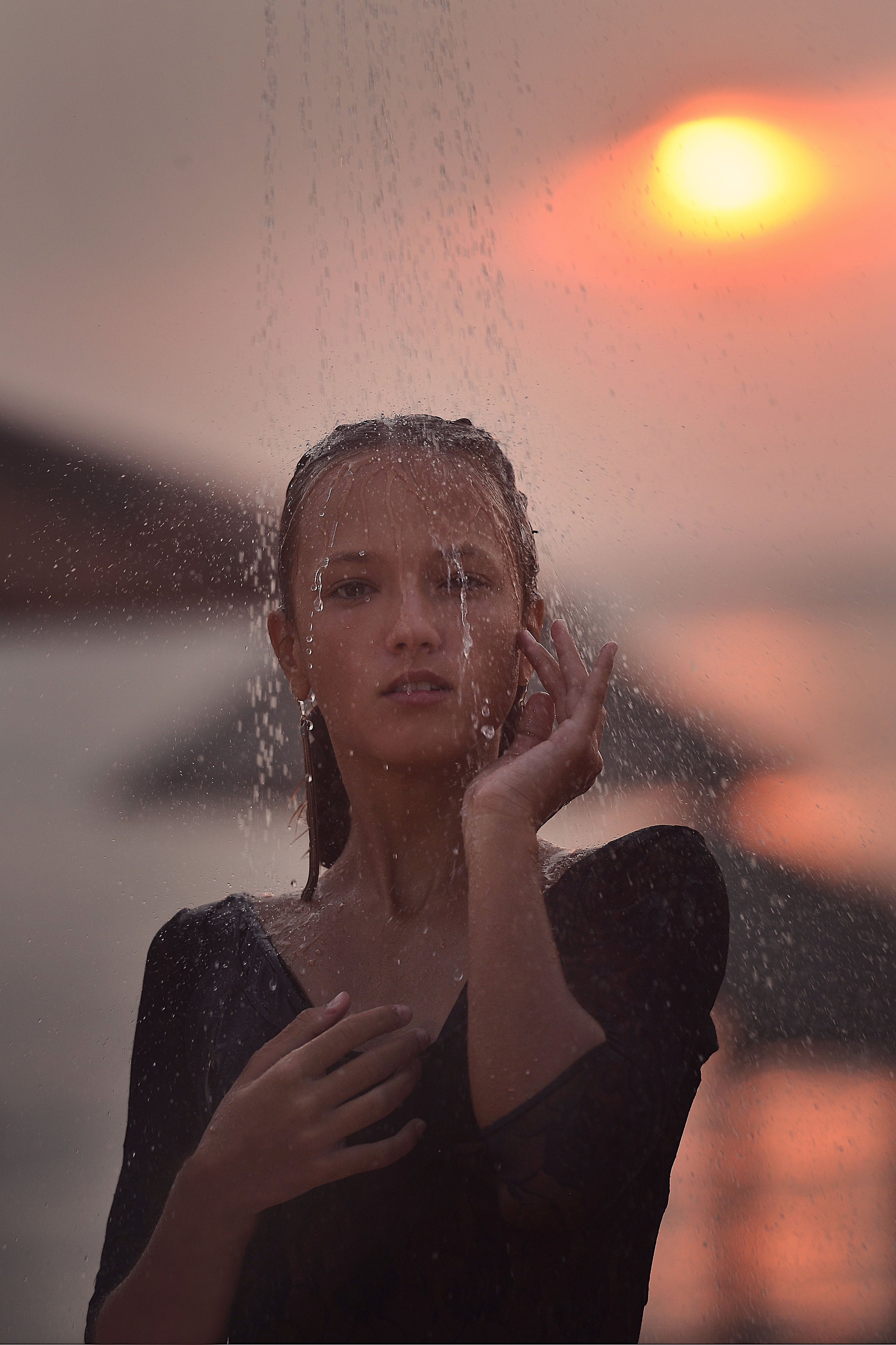 Ксюша рассвет на море. Фотограф Натали Кошевая _ Днепр, Подгородное