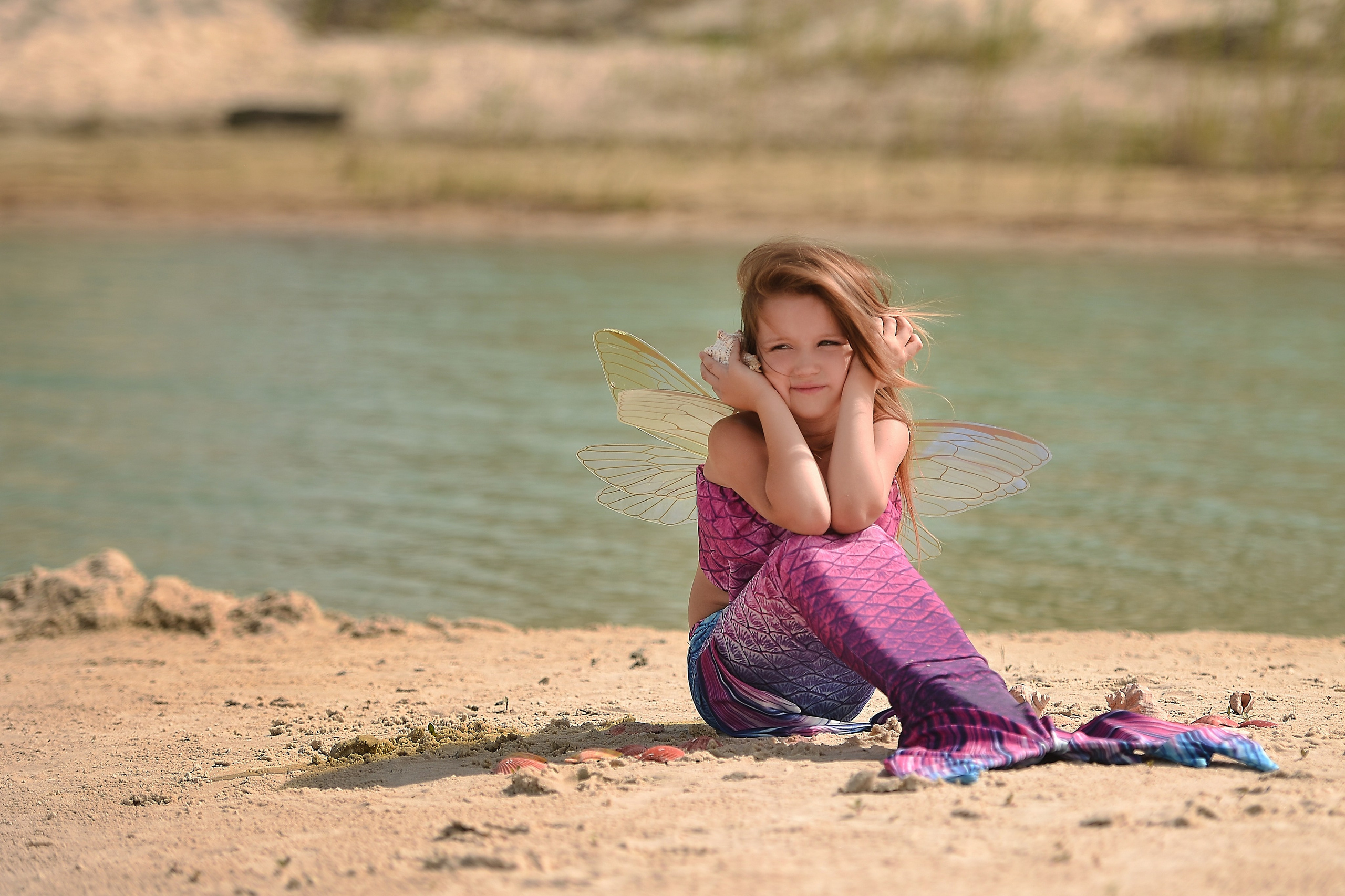 Русалка на берегу. Фотограф Натали Кошевая _ Днепр, Подгородное