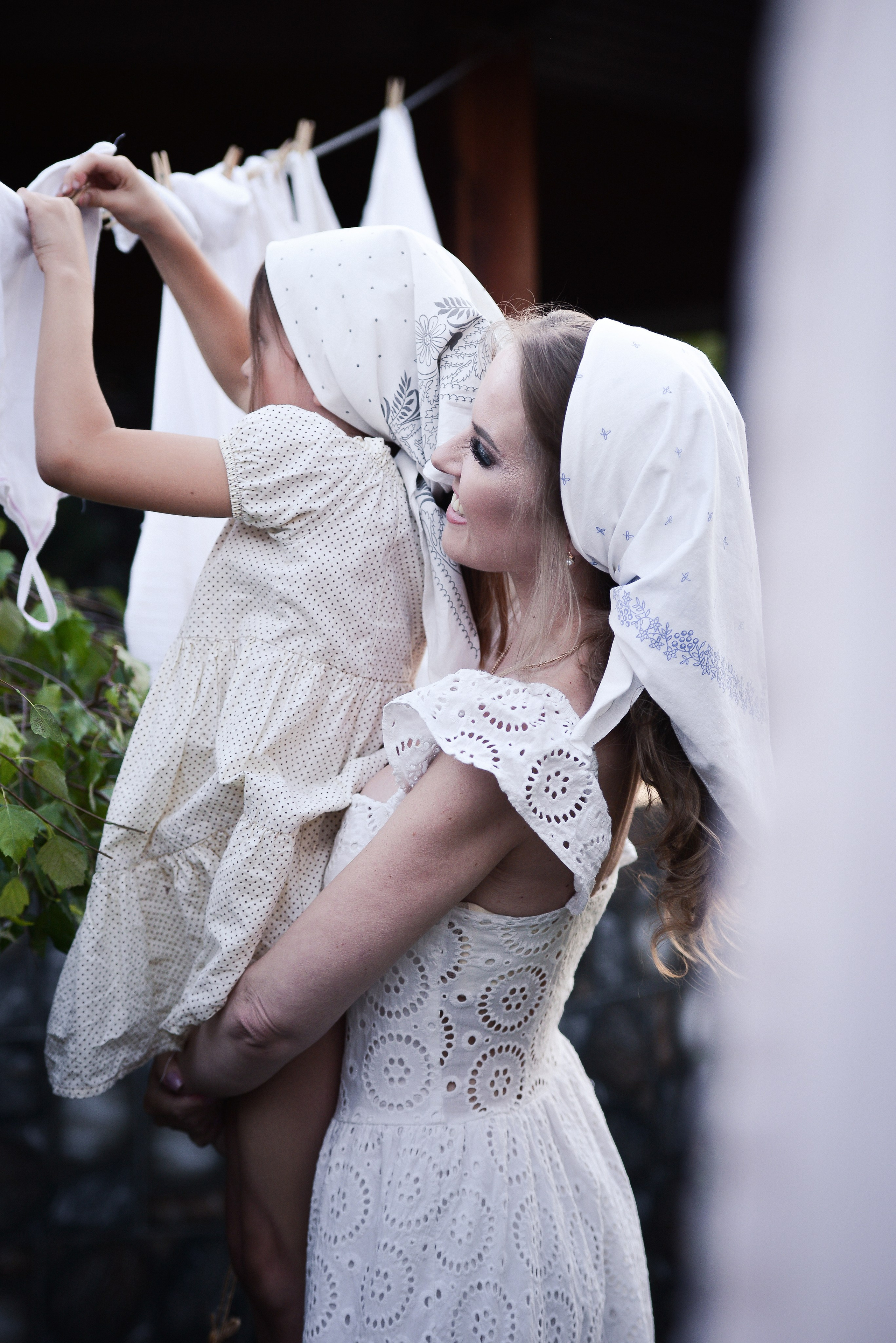 Стирка в саду. Фотограф Натали Кошевая _ Днепр, Подгородное