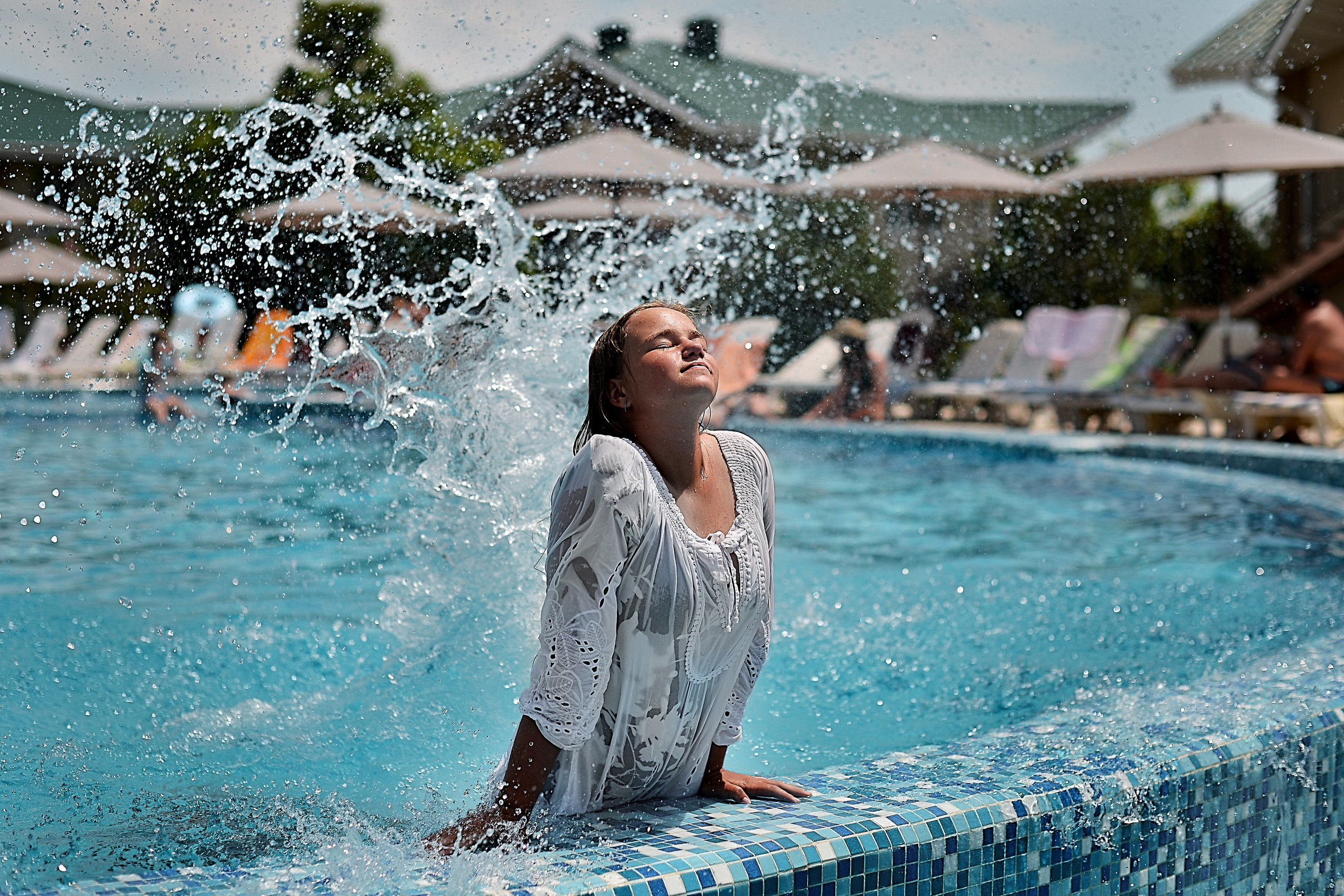 Альбина у бассейна. Фотограф Натали Кошевая _ Днепр, Подгородное