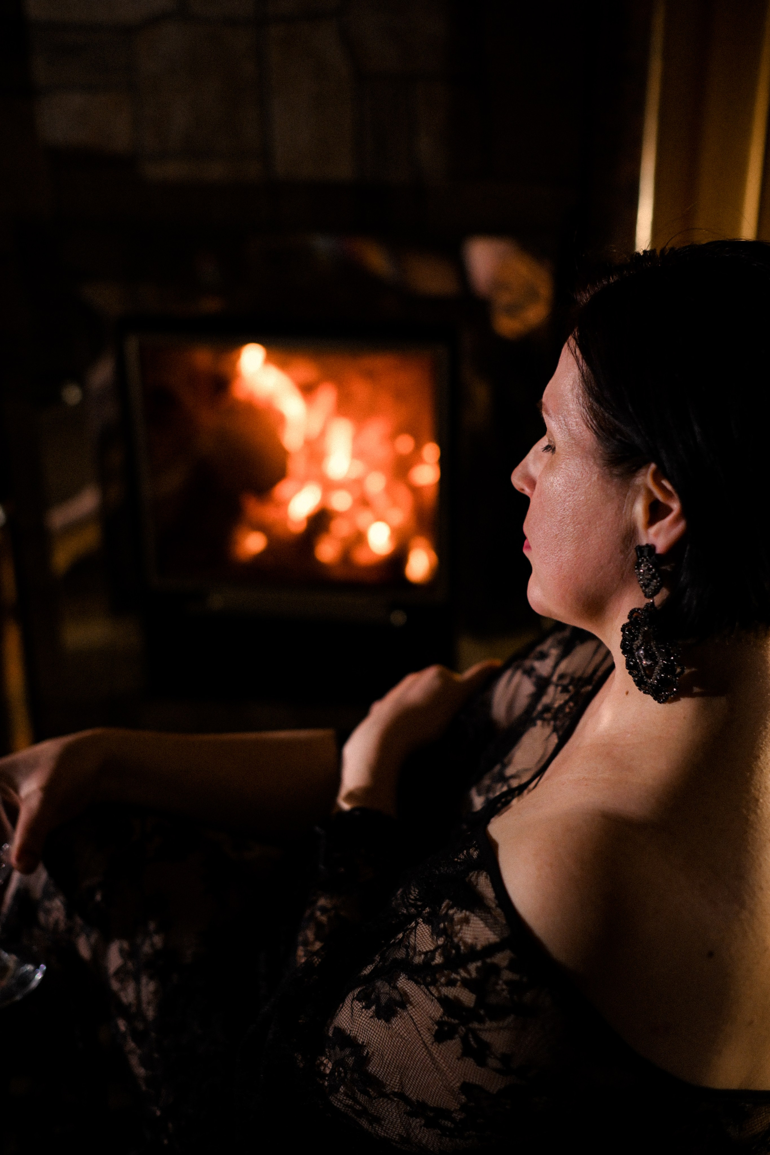 У камина. Фотограф Натали Кошевая _ Днепр, Подгородное