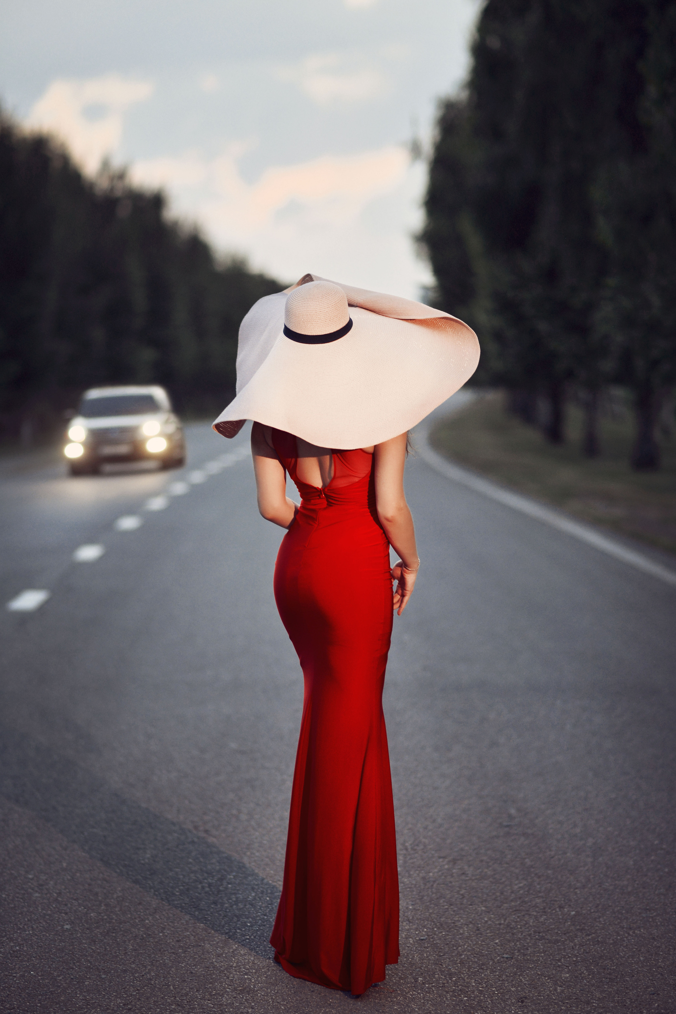 Прекрасная незнакомка в красном. Фотограф Натали Кошевая _ Днепр, Подгородное