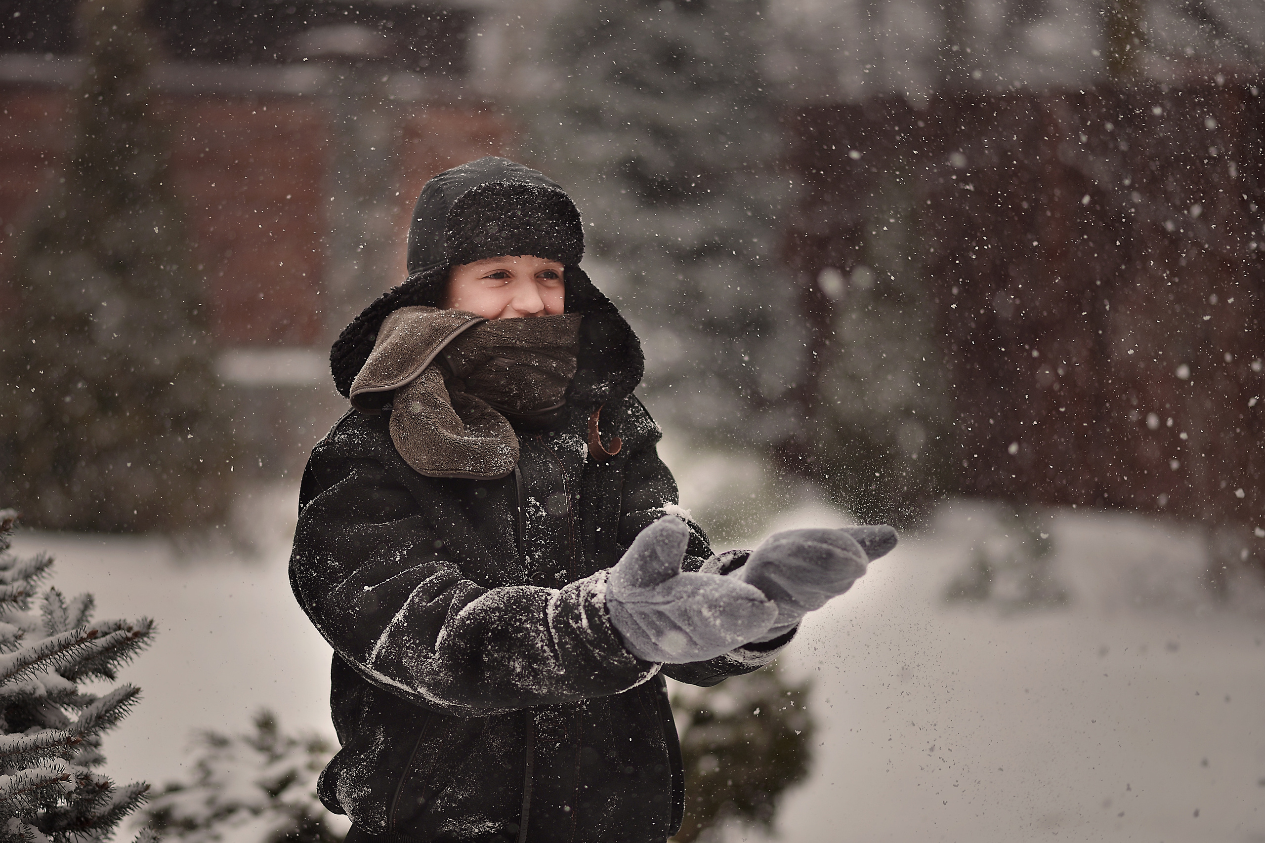Февральская вьюга. Фотограф Натали Кошевая _ Днепр, Подгородное