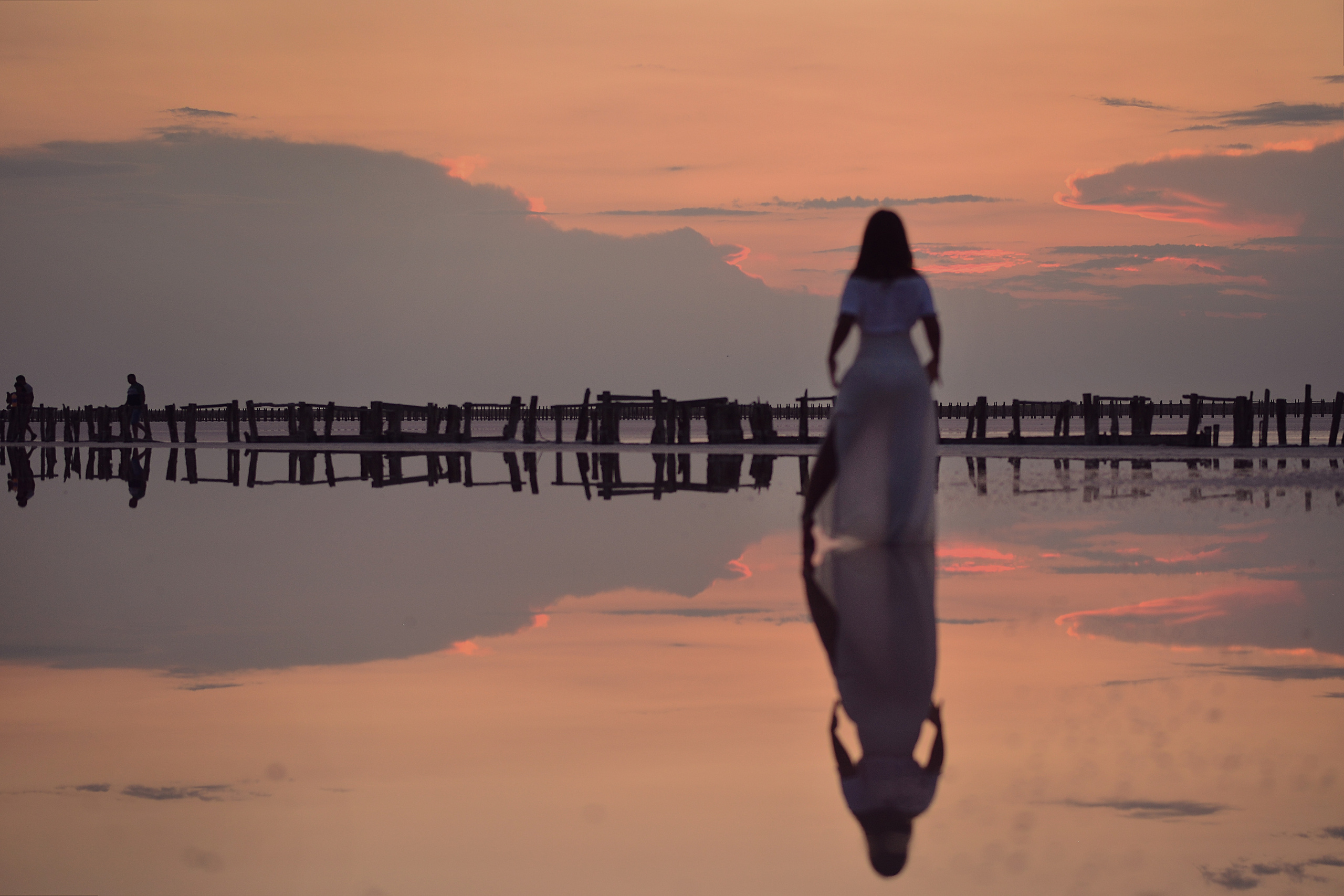 Закат на розовом озере Геническ. Фотограф Натали Кошевая _ Днепр, Подгородное