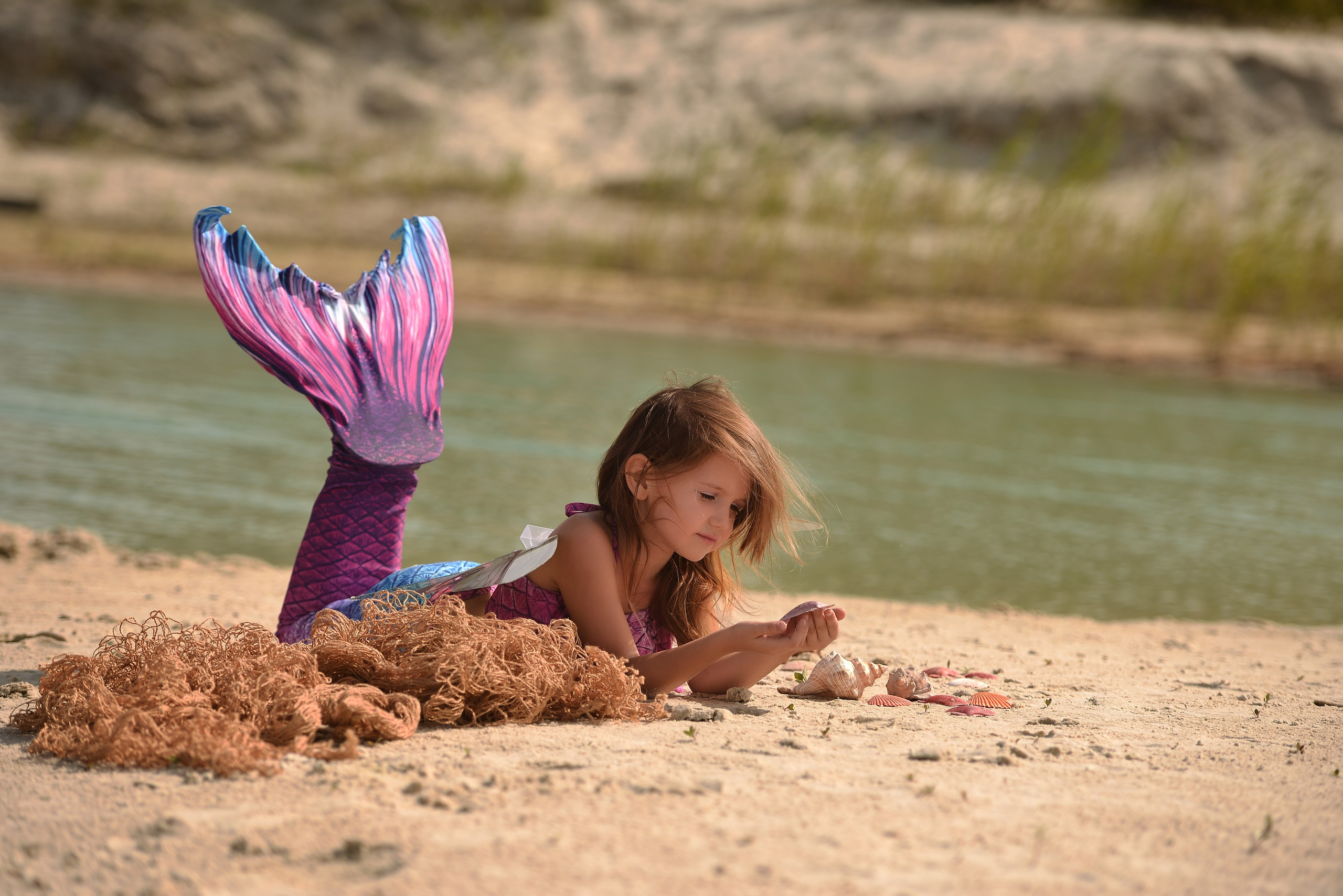 Русалка на берегу. Фотограф Натали Кошевая _ Днепр, Подгородное