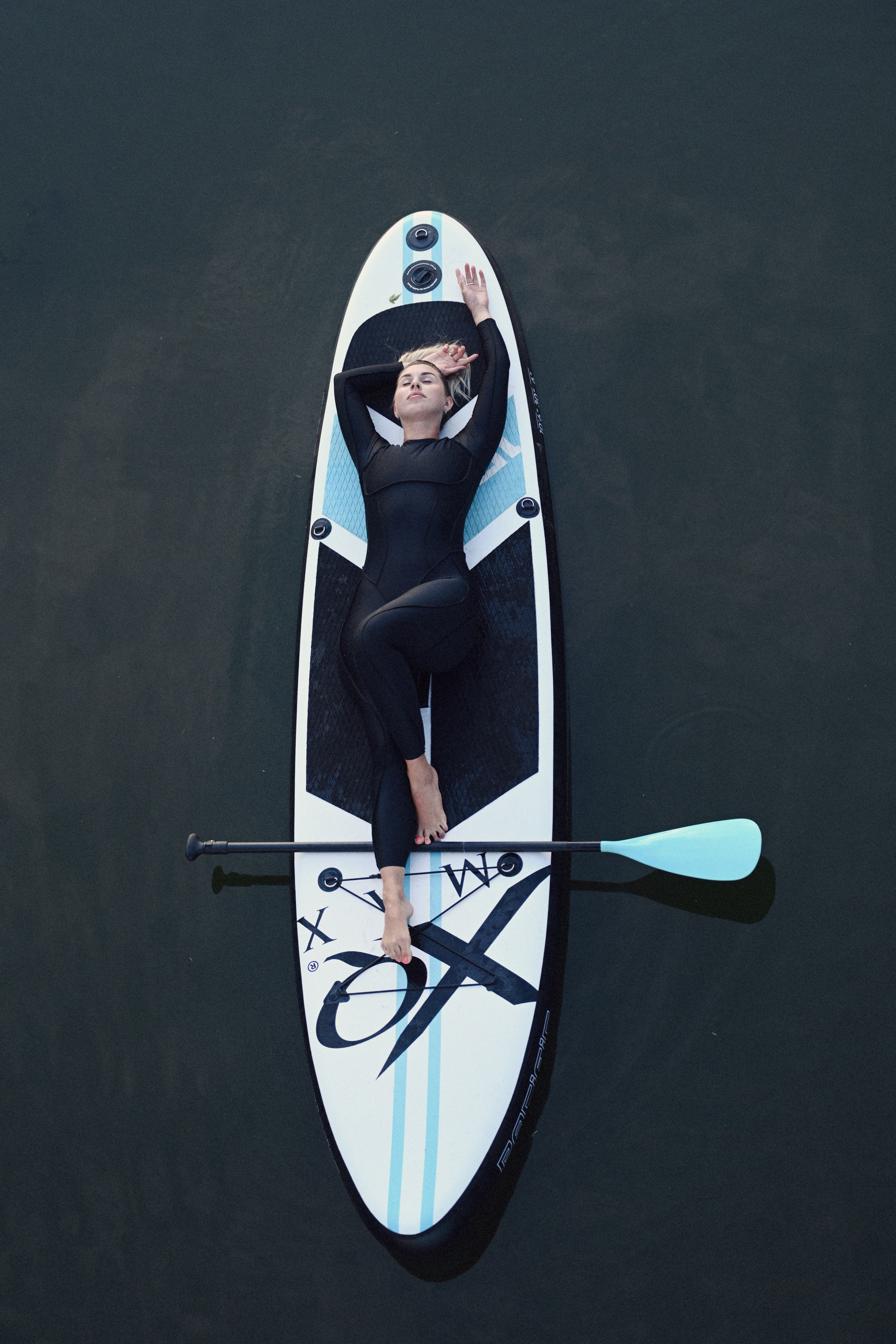 Закат на сап доске. Фотограф Натали Кошевая _ Днепр, Подгородное