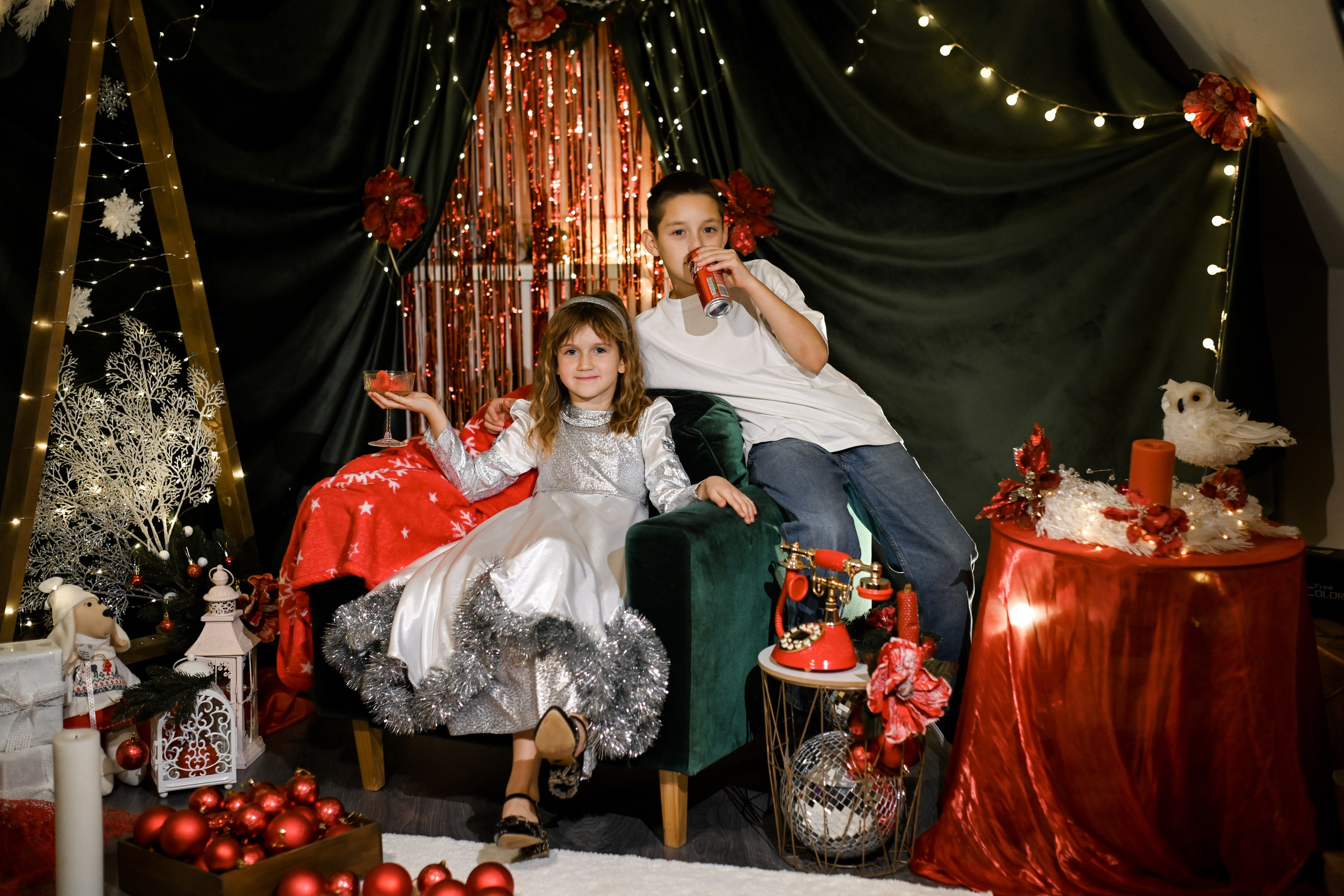 Детки и Рождество. Фотограф Натали Кошевая _ Днепр, Подгородное
