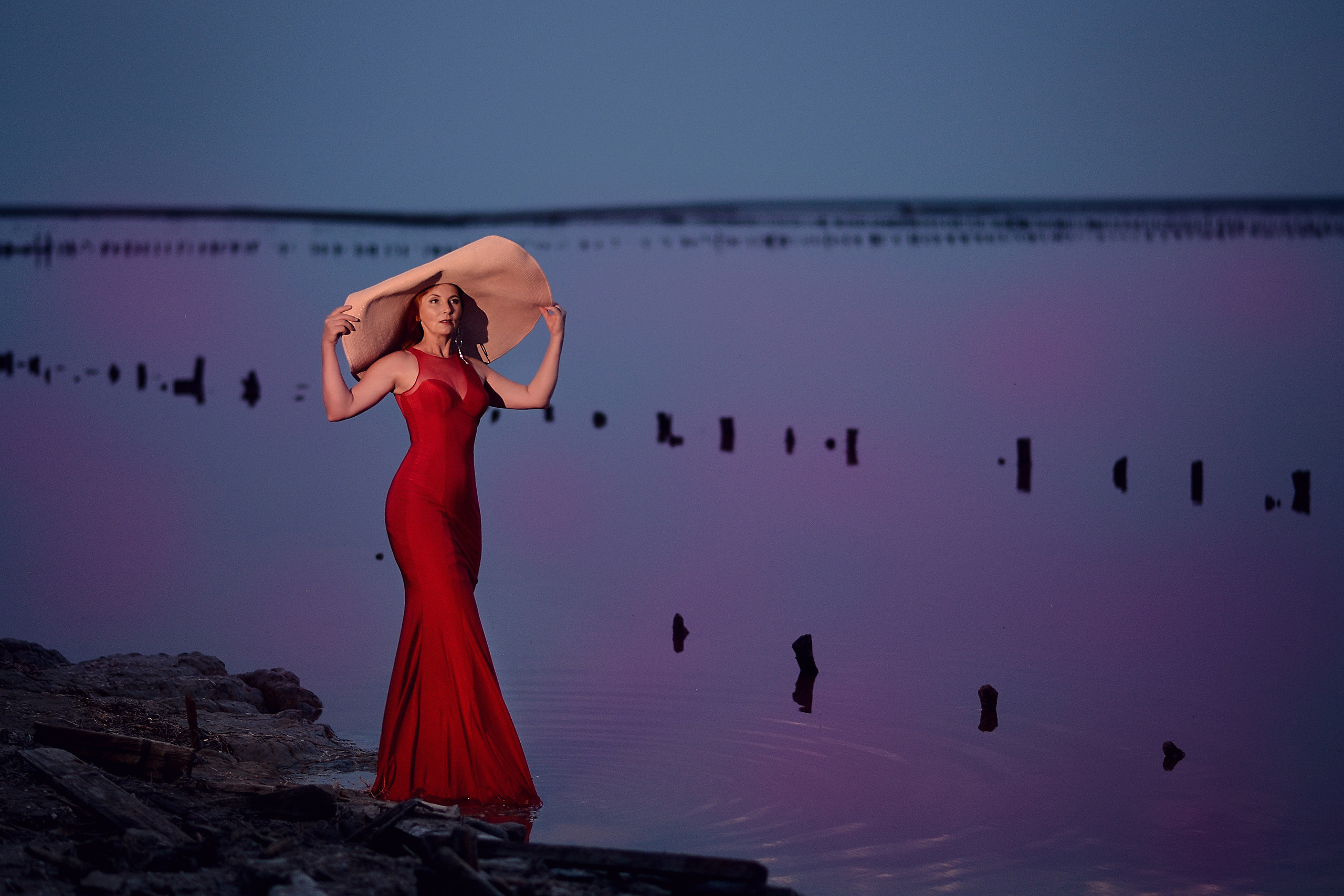 Дама в красном. Фотограф Натали Кошевая _ Днепр, Подгородное