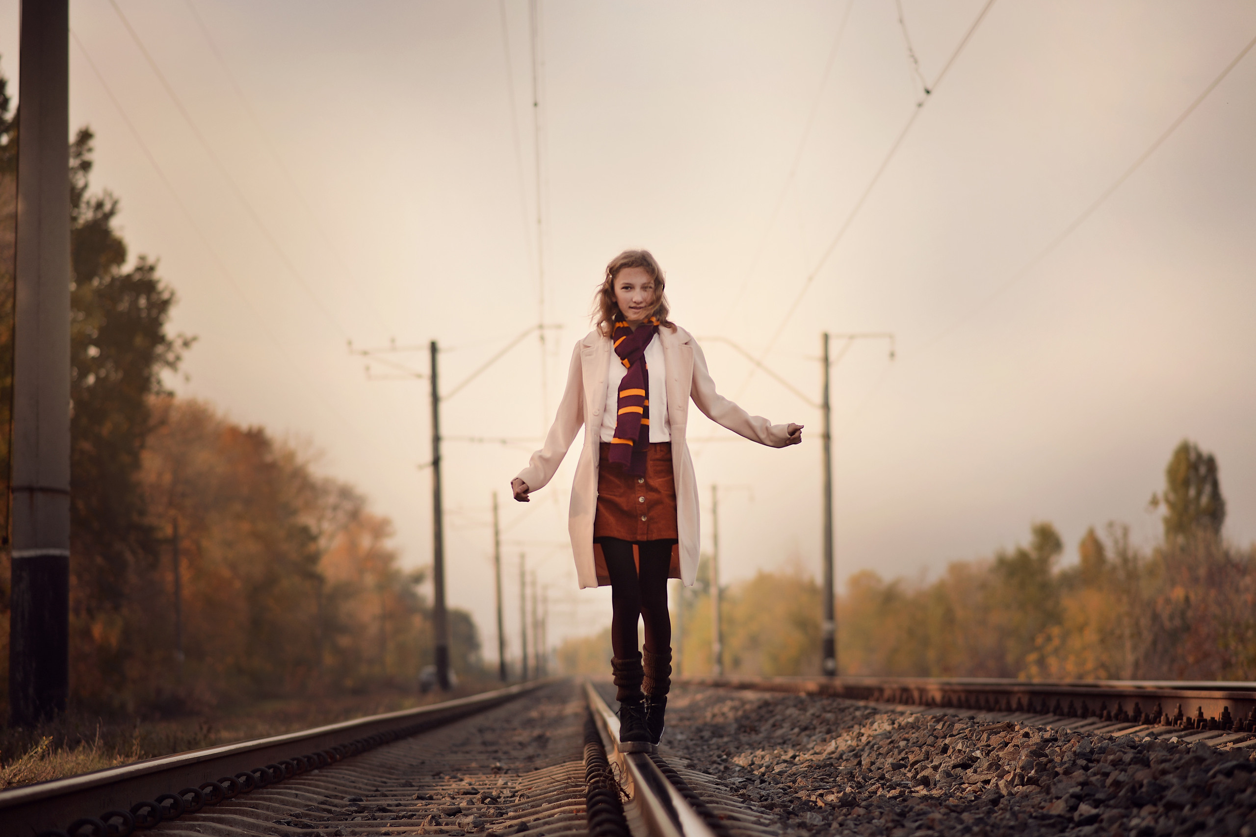 Осенняя фотосъёмка Аня и детки. Фотограф Натали Кошевая _ Днепр, Подгородное