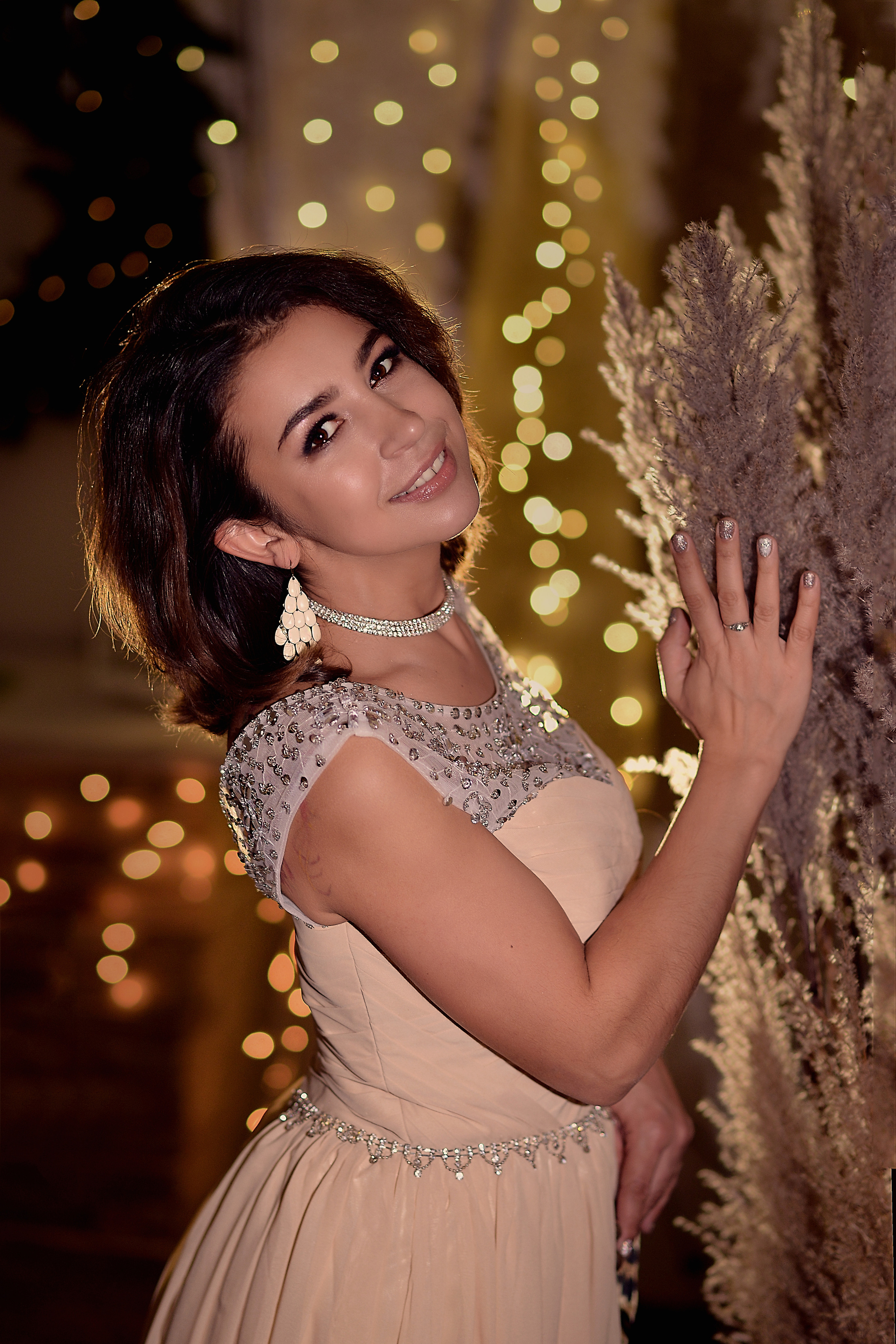 Новогодняя чувственная фотосъёмка нежной Викуси. Фотограф Натали Кошевая _ Днепр, Подгородное