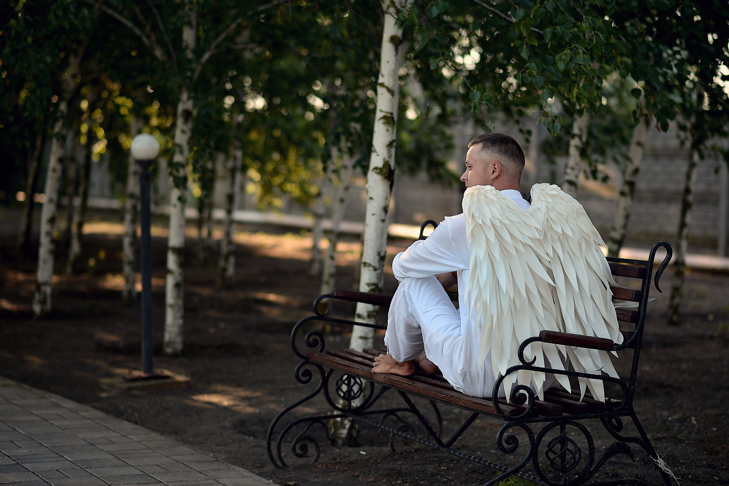 Ангел, спустившийся с небес. Фотограф Натали Кошевая _ Днепр, Подгородное