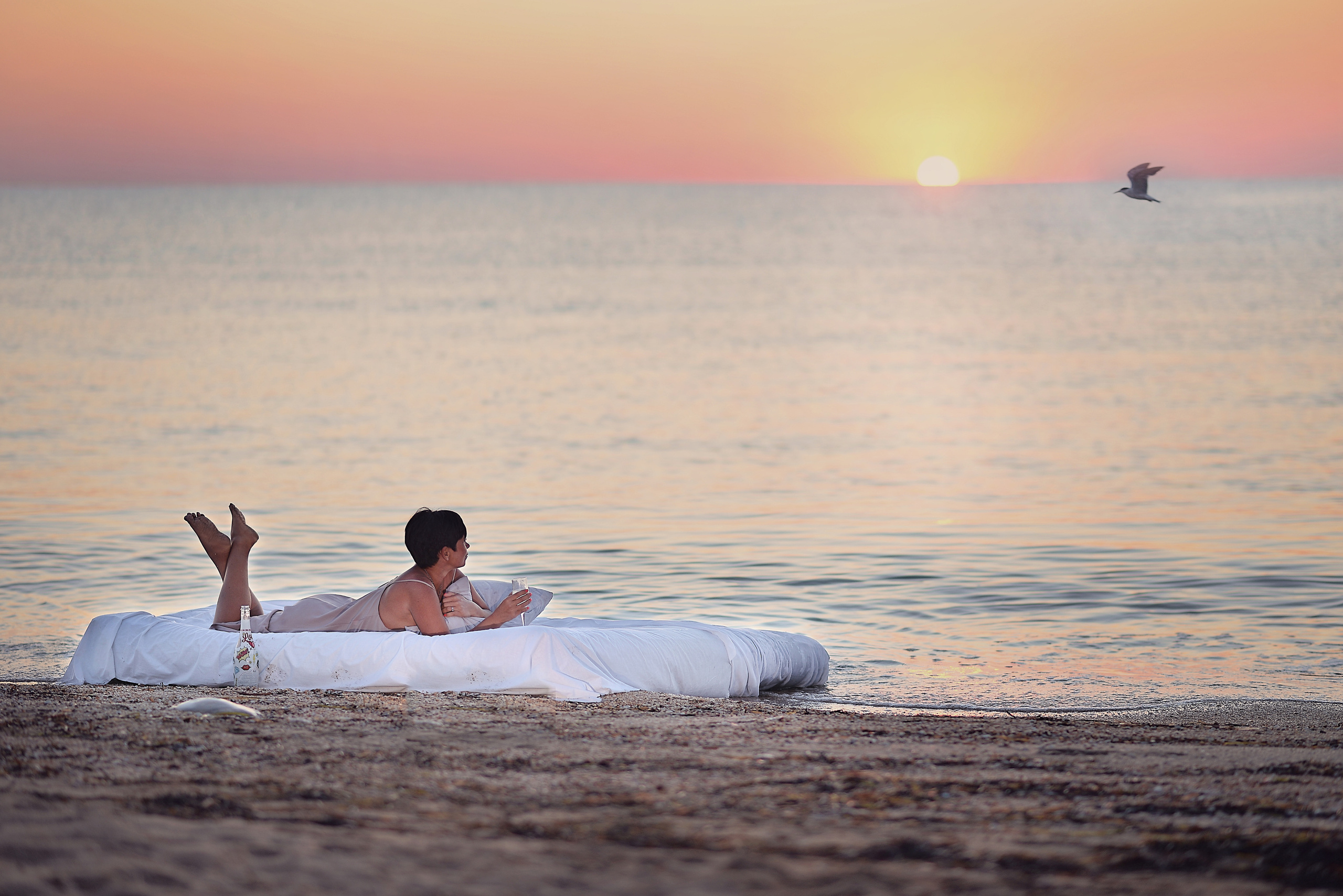 Рассвет на море. Фотограф Натали Кошевая _ Днепр, Подгородное