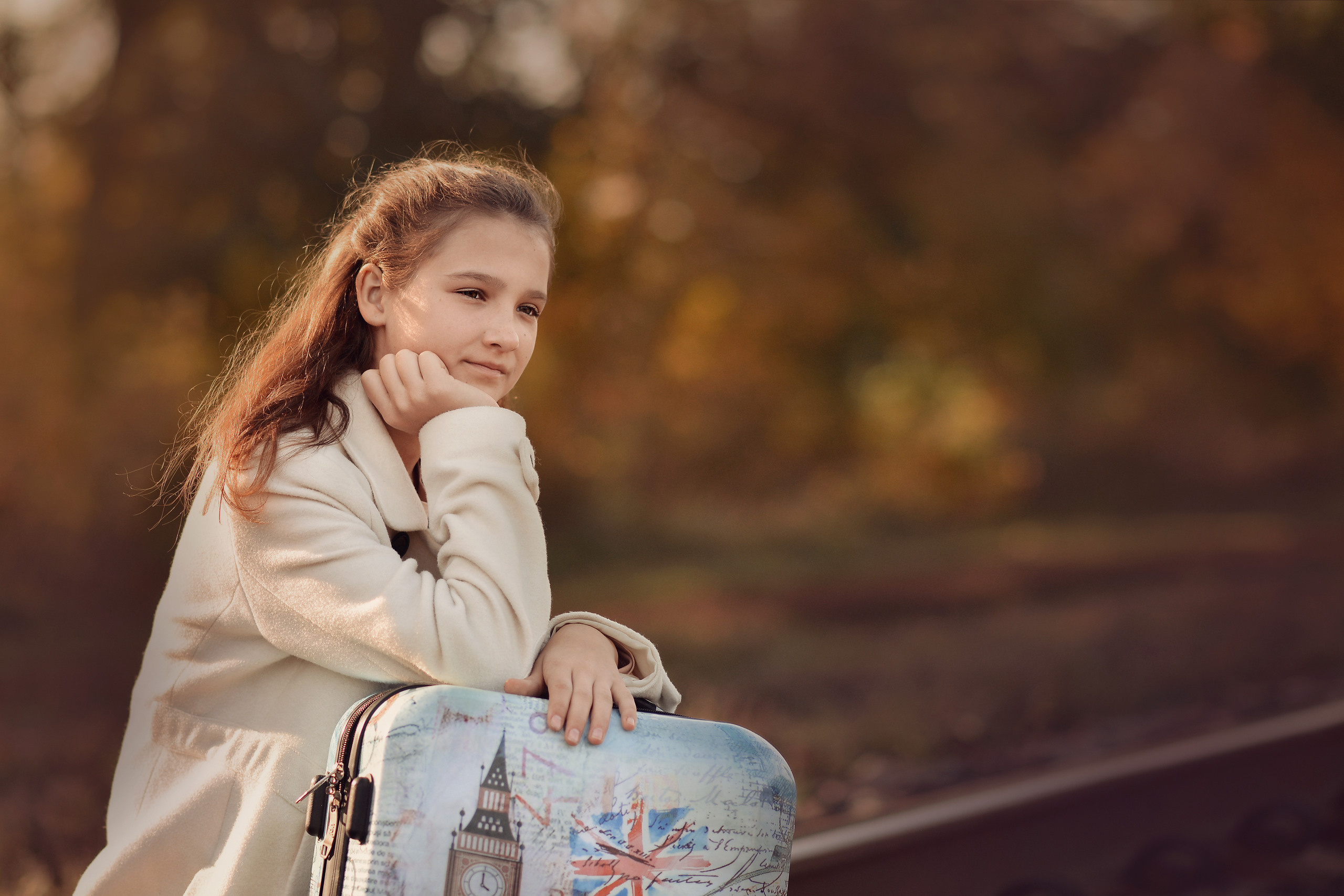 Осенняя фотосъёмка Аня и детки. Фотограф Натали Кошевая _ Днепр, Подгородное