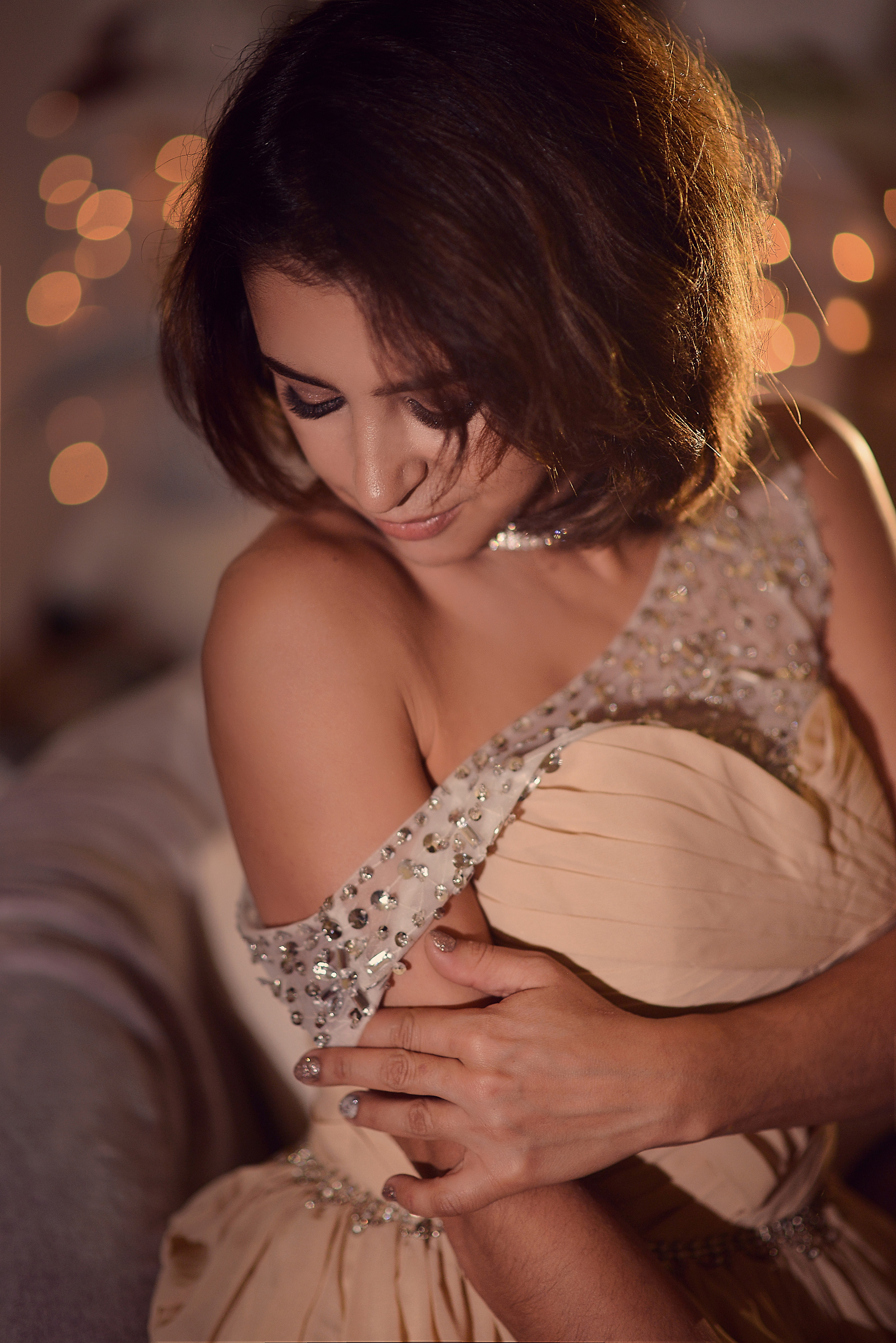 Новогодняя чувственная фотосъёмка нежной Викуси. Фотограф Натали Кошевая _ Днепр, Подгородное