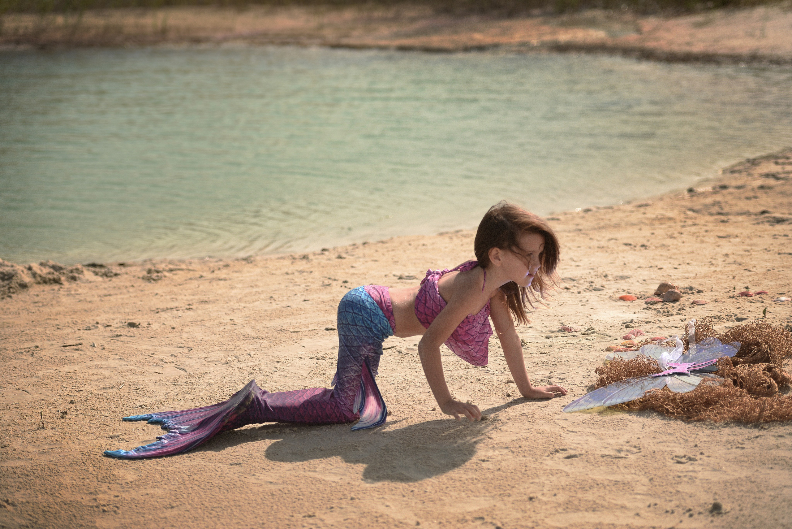 Русалка на берегу. Фотограф Натали Кошевая _ Днепр, Подгородное