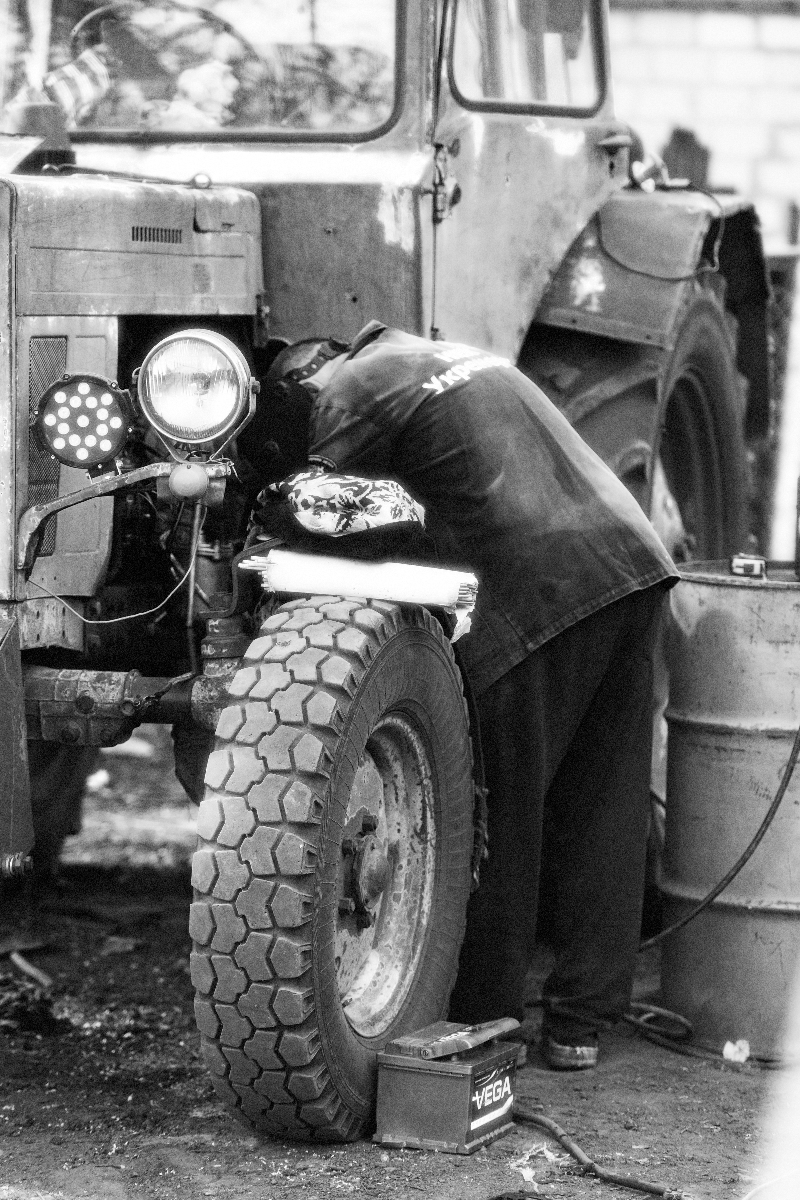 В процессе работы. Фотограф Натали Кошевая _ Днепр, Подгородное