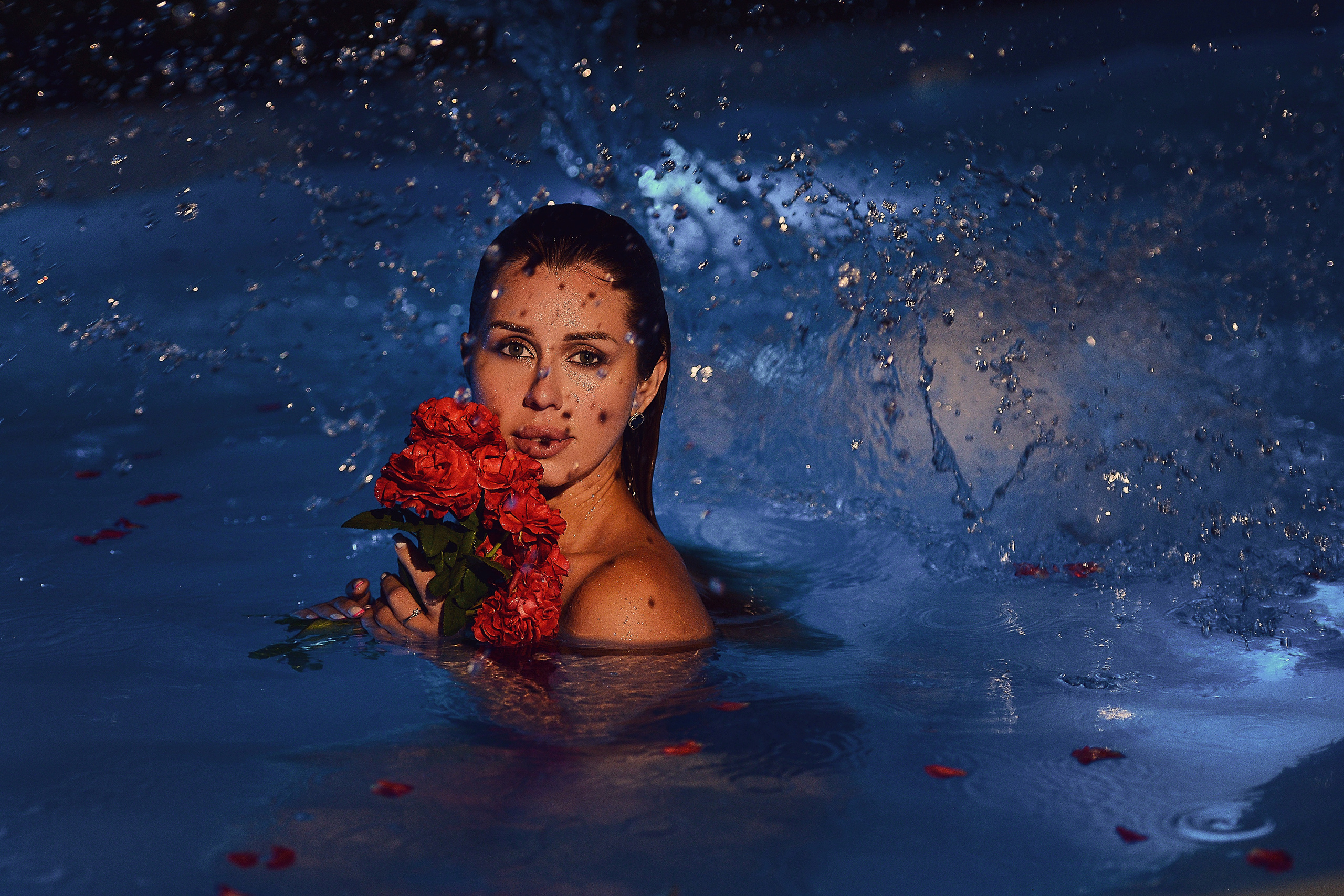 Съёмка в бассейне. Фотограф Натали Кошевая _ Днепр, Подгородное