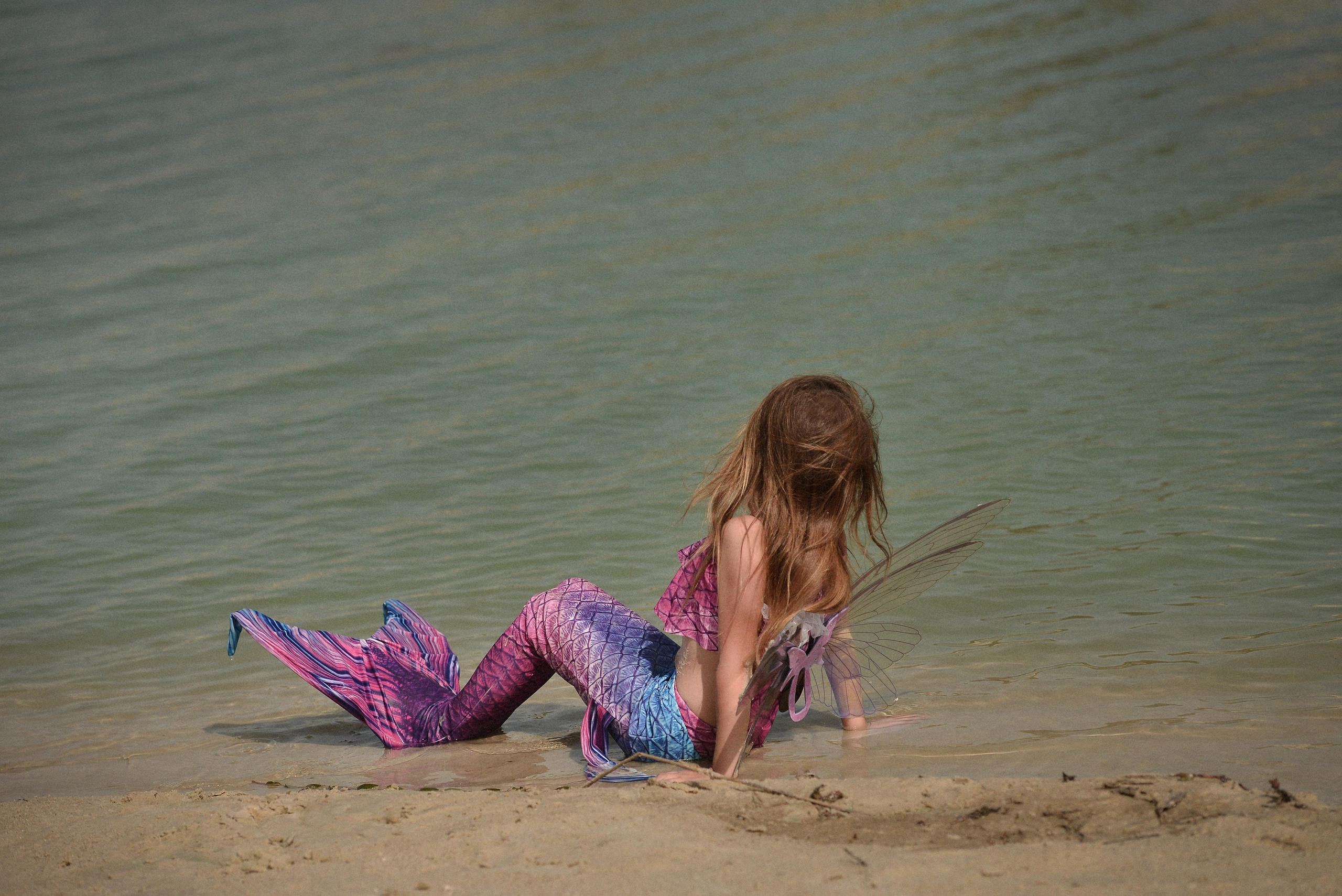 Русалка на берегу. Фотограф Натали Кошевая _ Днепр, Подгородное