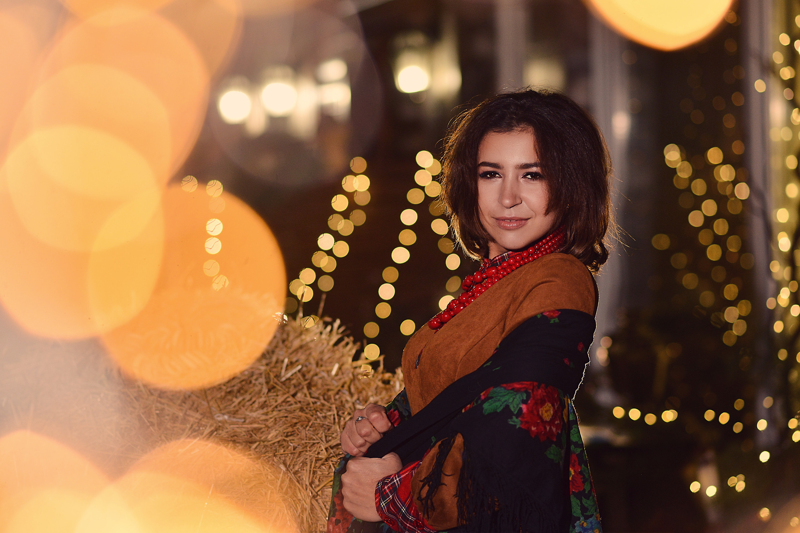 Новогодняя чувственная фотосъёмка нежной Викуси. Фотограф Натали Кошевая _ Днепр, Подгородное