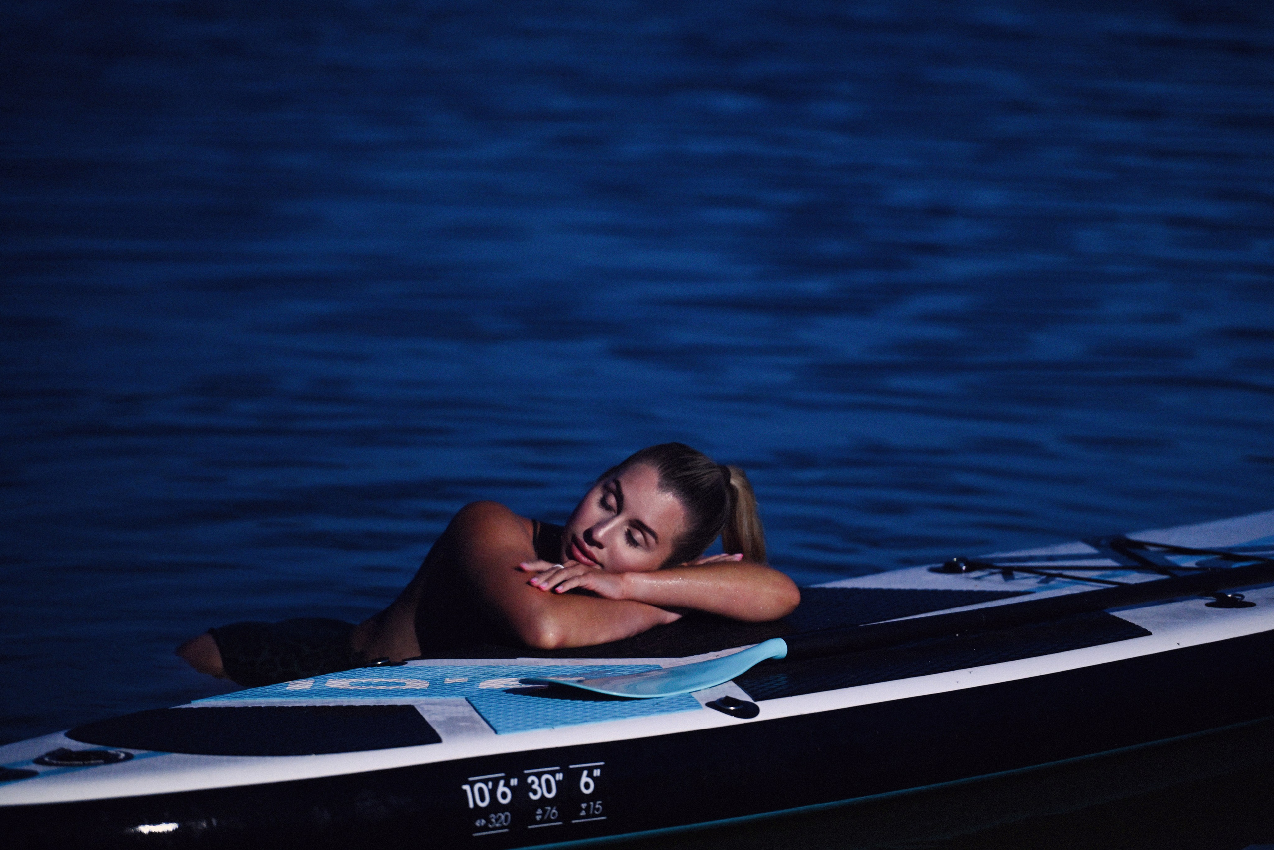 Закат на сап доске. Фотограф Натали Кошевая _ Днепр, Подгородное