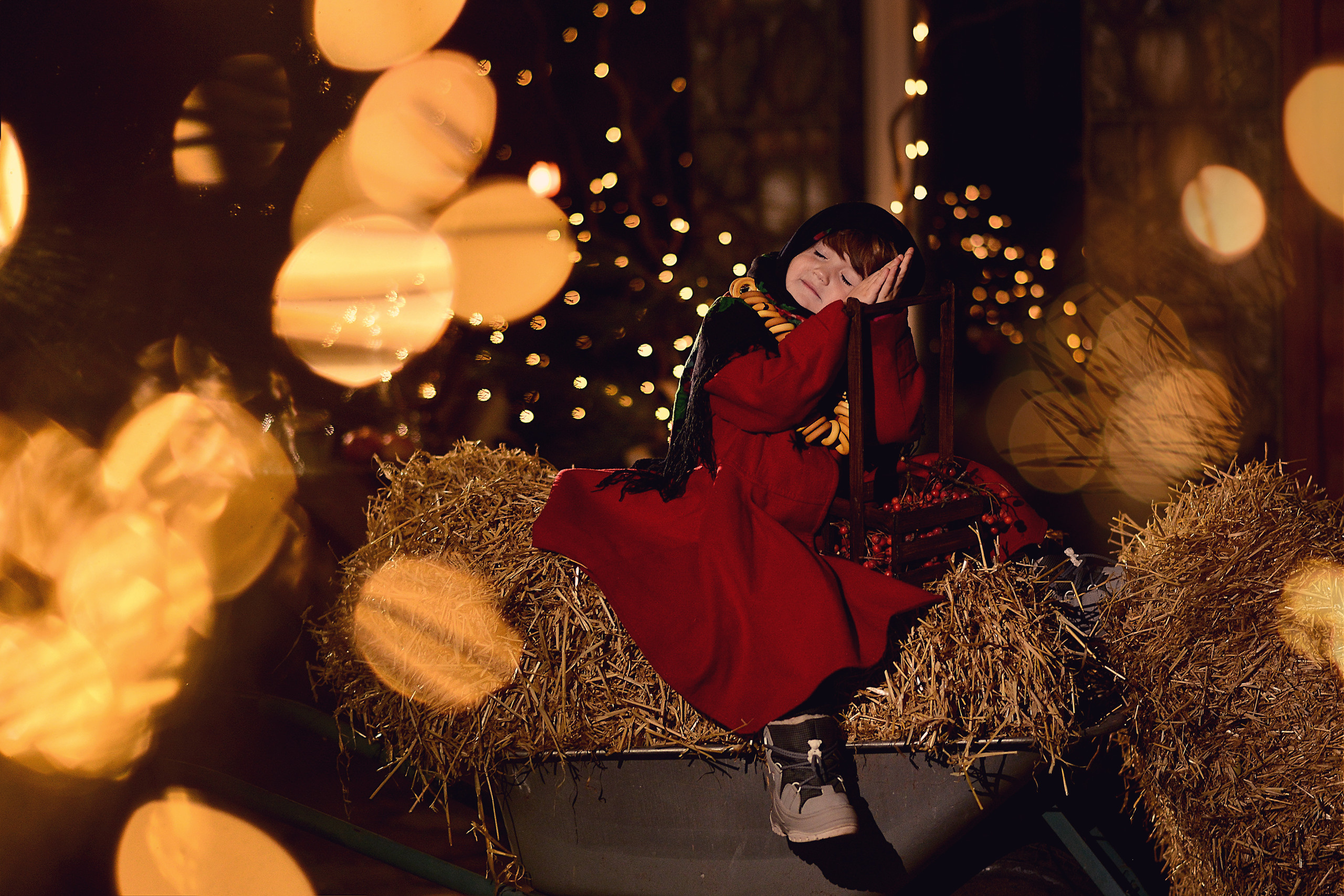 Новогодняя фотосъёмка на улице_фотозона Вечера на Хуторе. Фотограф Натали Кошевая _ Днепр, Подгородное