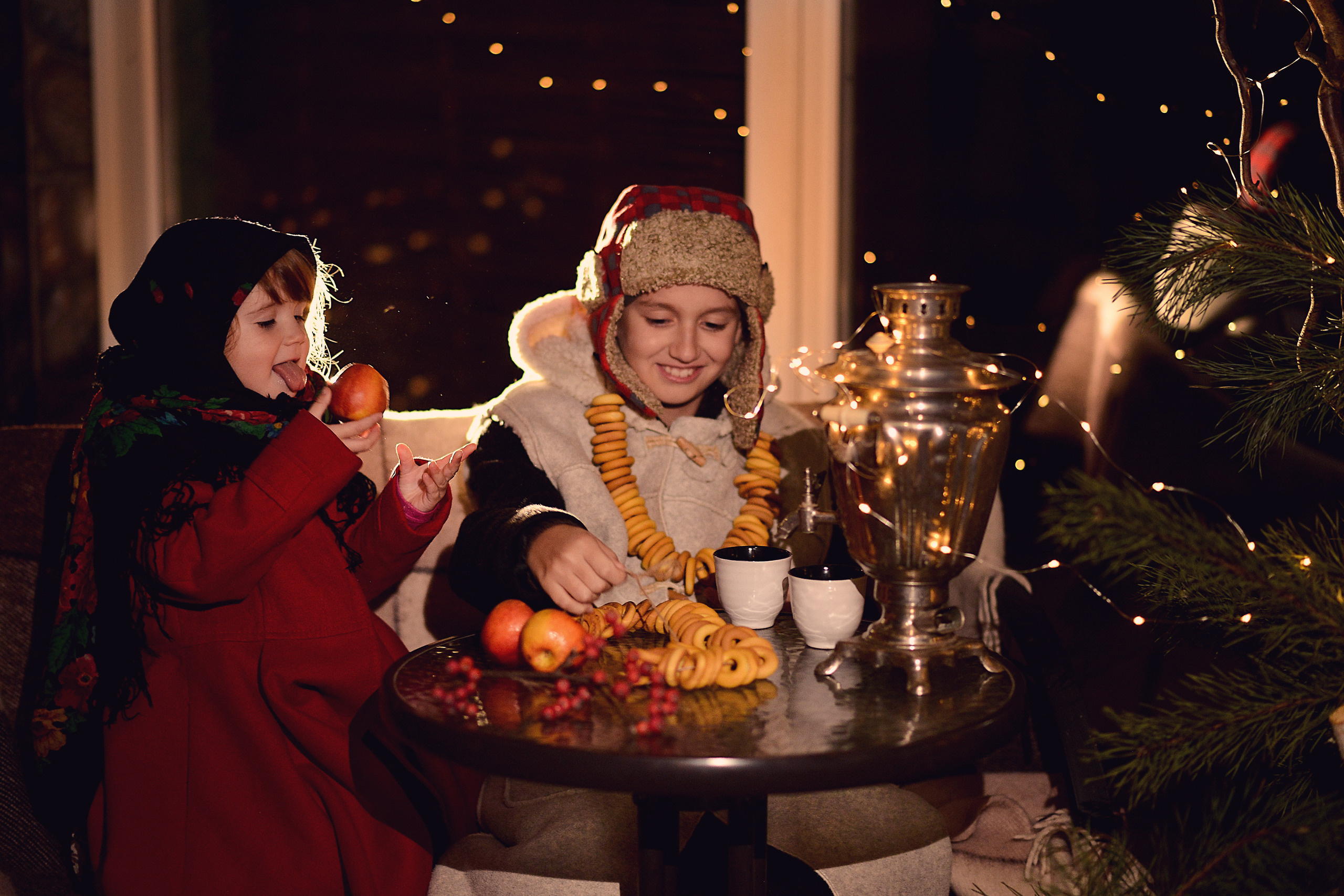 Новогодняя фотосъёмка на улице_фотозона Вечера на Хуторе. Фотограф Натали Кошевая _ Днепр, Подгородное