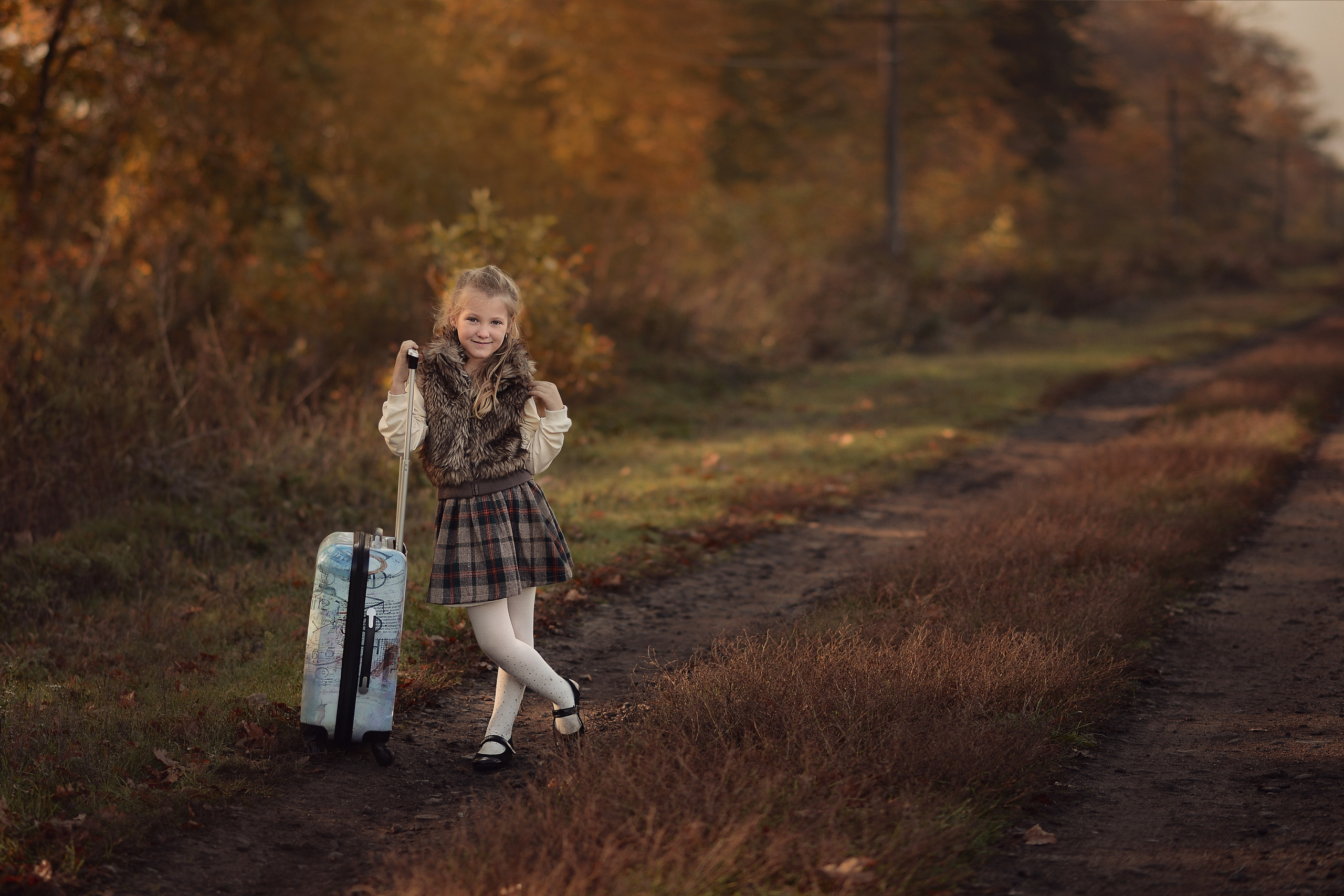 Осенняя фотосъёмка Аня и детки. Фотограф Натали Кошевая _ Днепр, Подгородное
