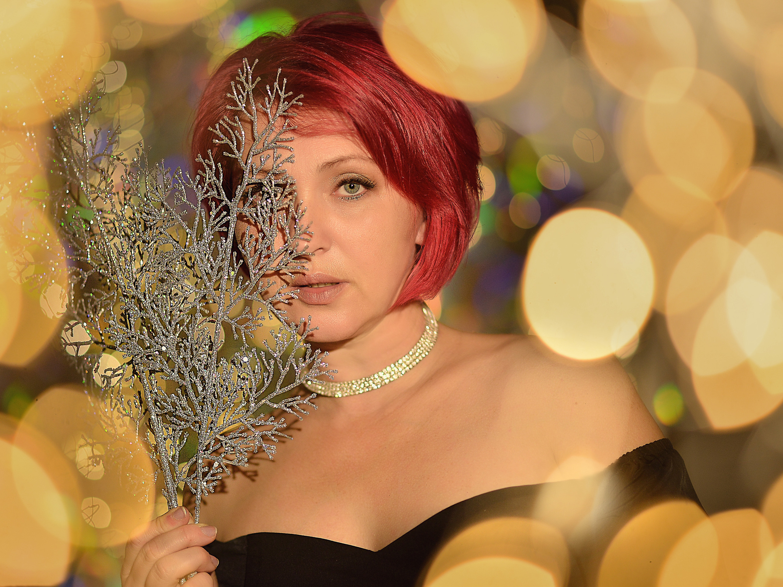 Новогодняя фотосъёмка очаровательной Алёны. Фотограф Натали Кошевая _ Днепр, Подгородное