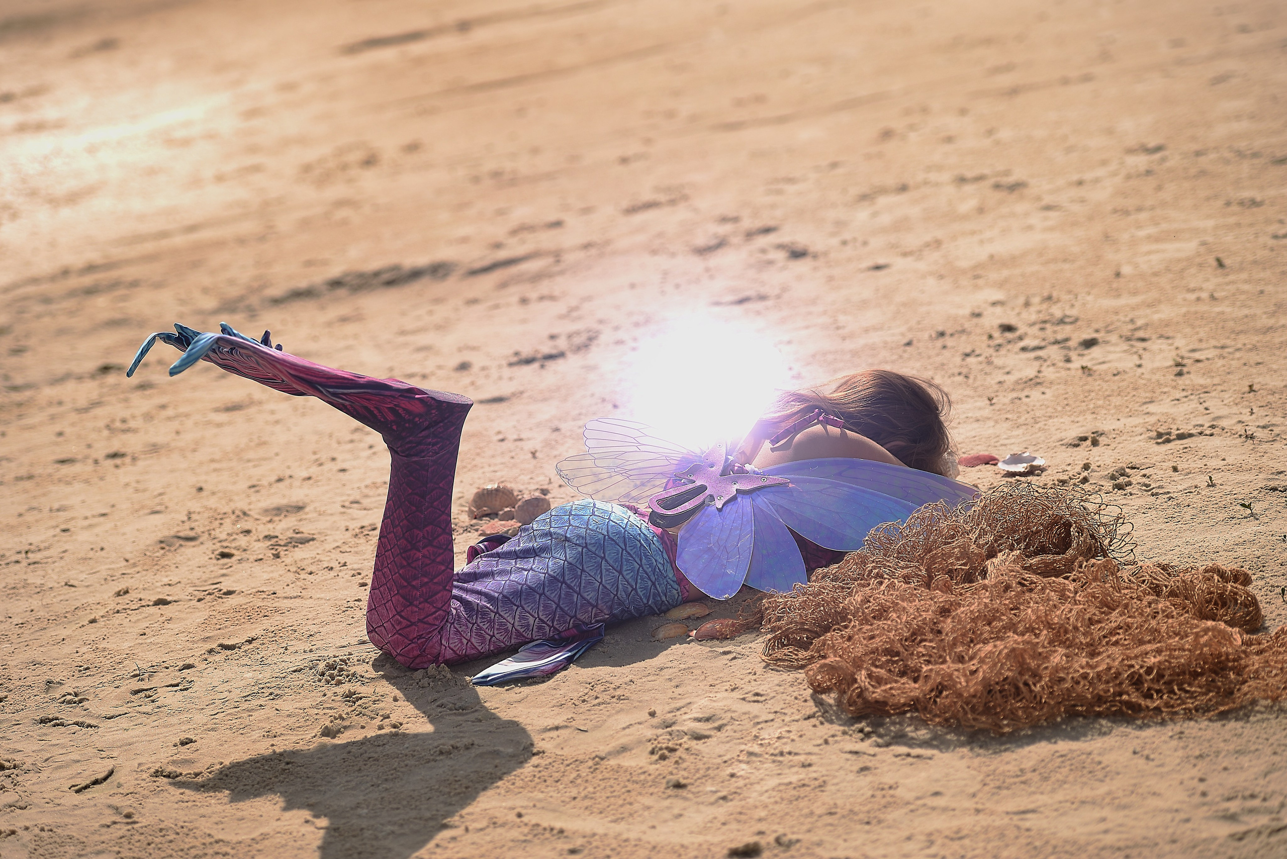 Русалка на берегу. Фотограф Натали Кошевая _ Днепр, Подгородное